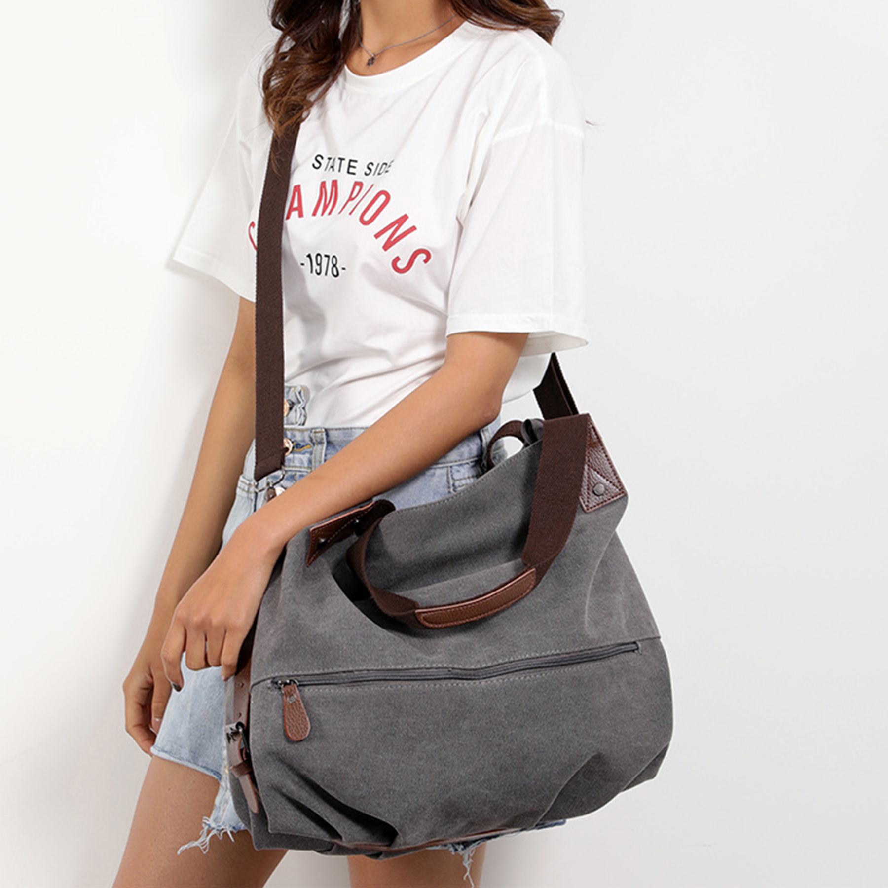 Canvas Shoulder Bag for women 8