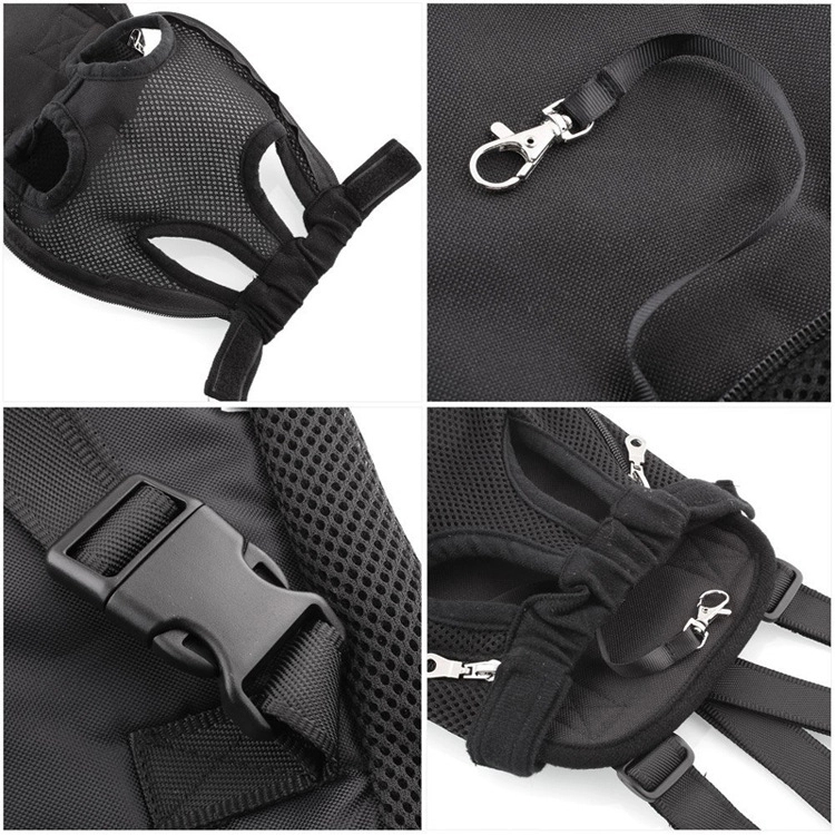 Adjustable Pet Front Carrier Backpack Travel Bag 4