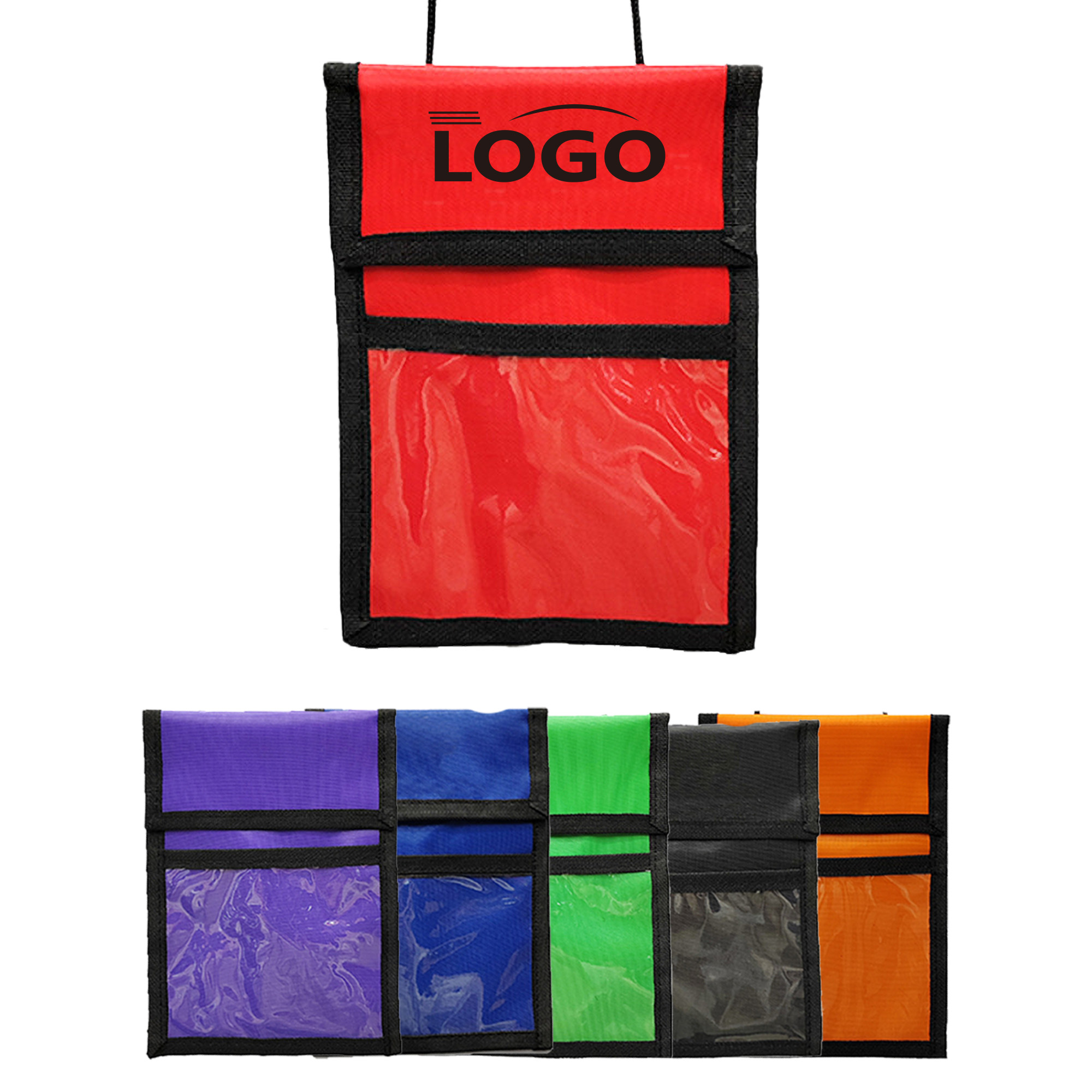 Neck Nylon Wallet Custom Branding Lanyard Badge 7