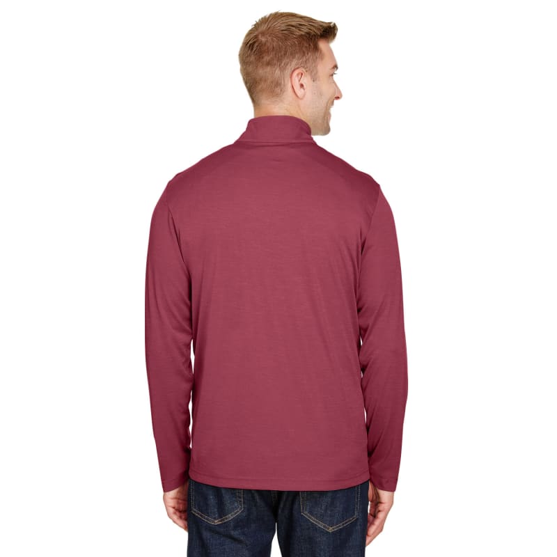 Team 365 Men's Zone Sonic Heather Performance Quarter-Zip 25