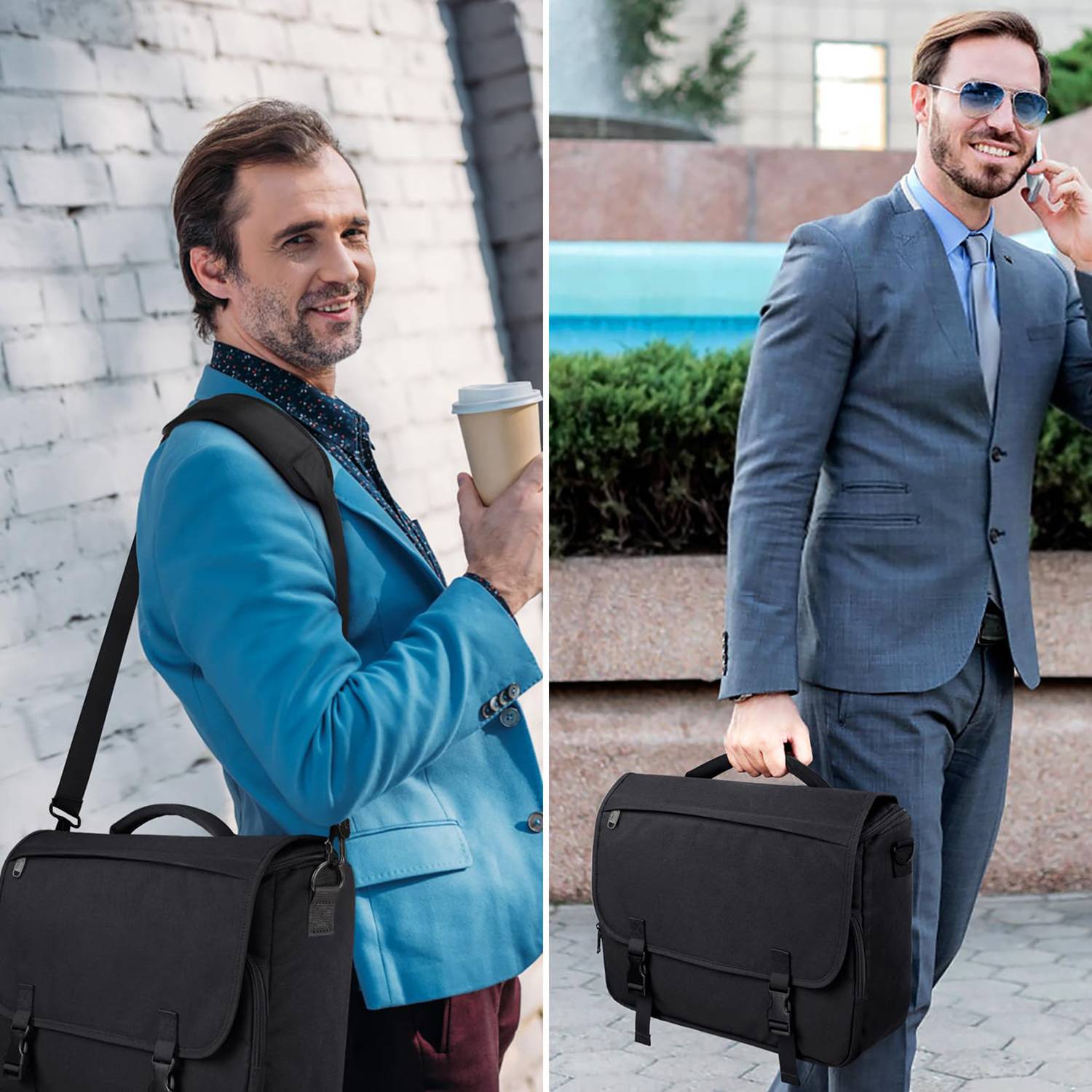 Water Resistant Messenger Bag 14