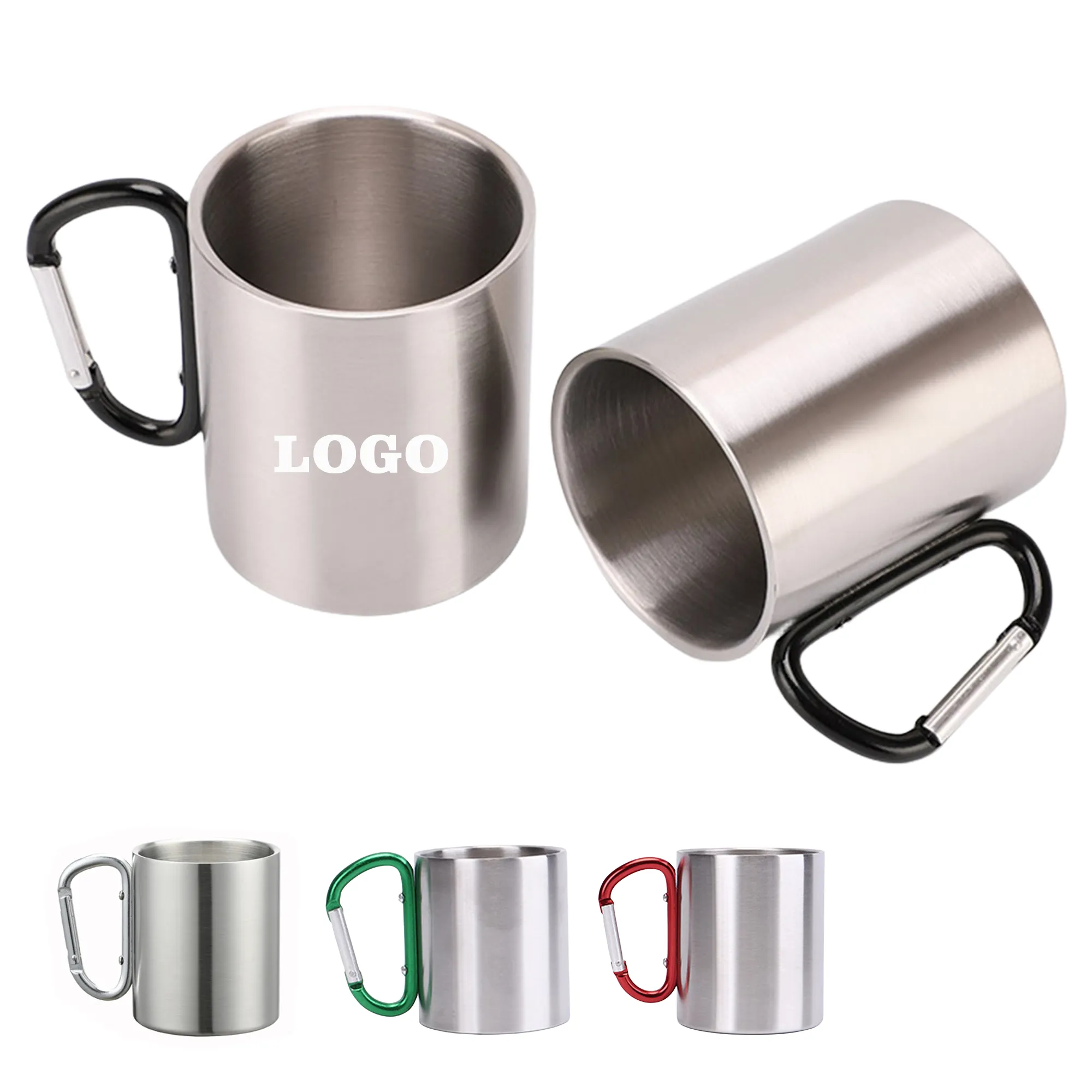 11OZ Mountaineering Buckle Stainless Steel Cup 1
