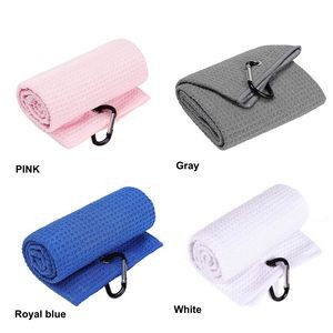 Fitness Sports Microfiber Towel With Zipper Pocket 2