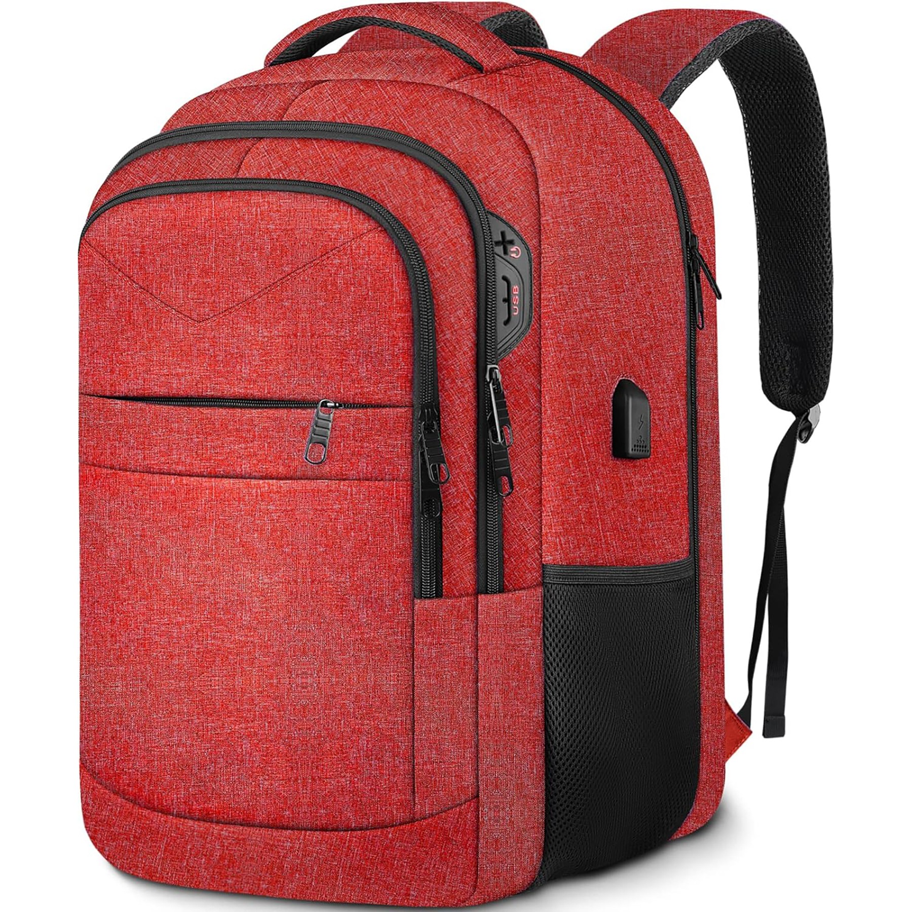 Large Waterproof Laptop Backpack With USB 3