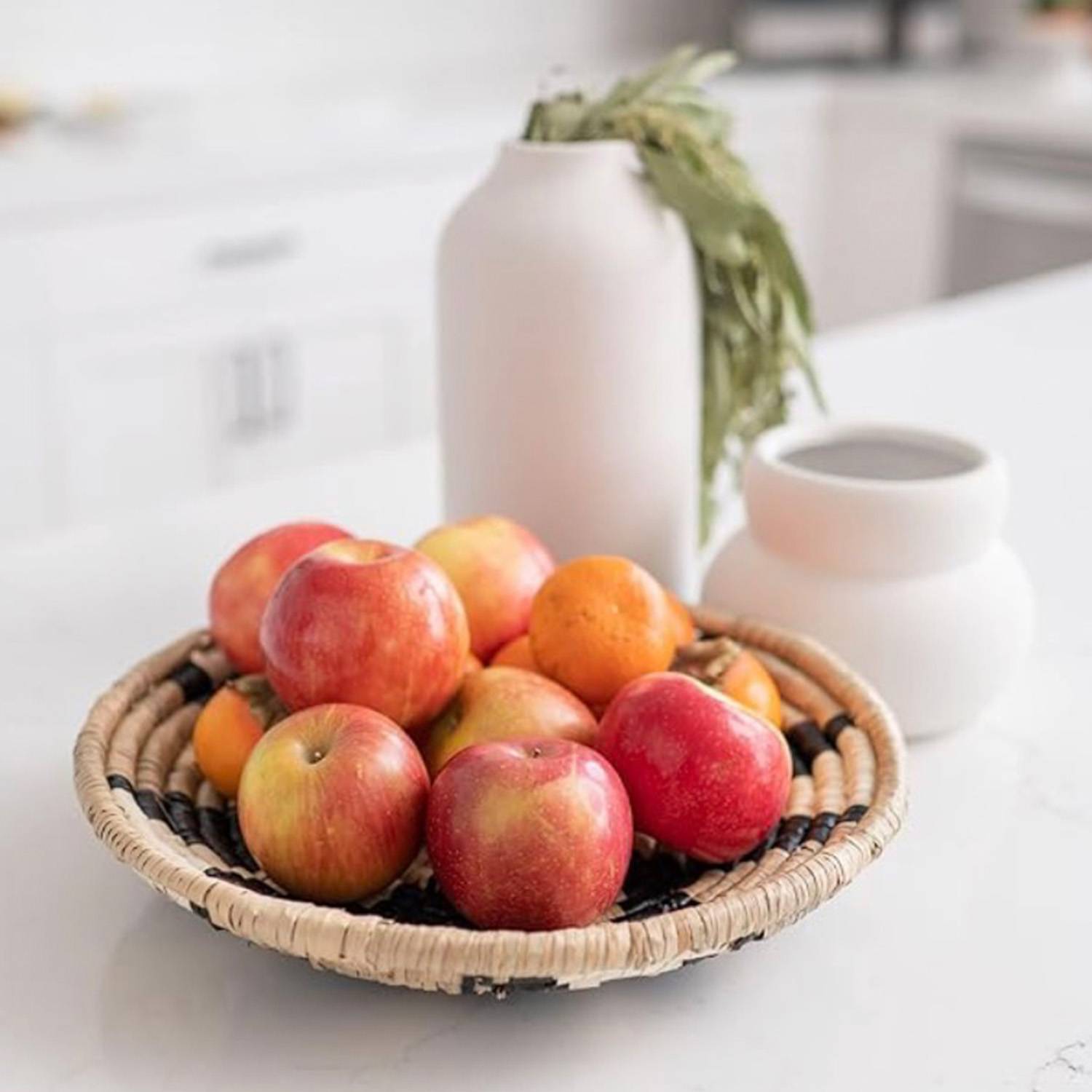 Hanging Woven Wall Basket Set 4