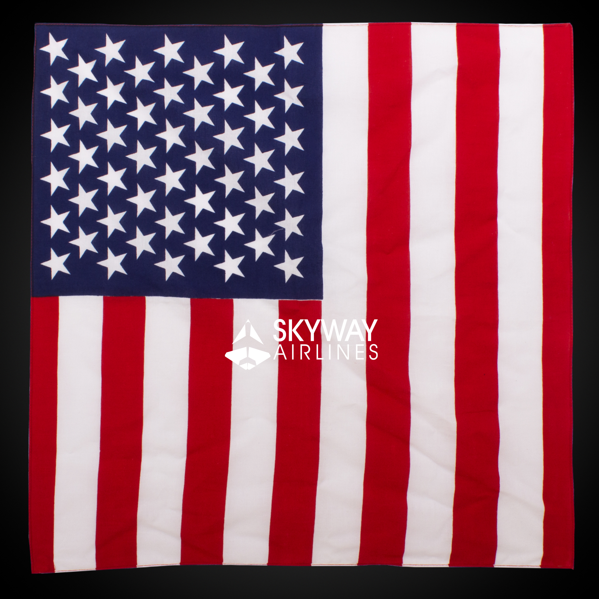 US Flag Bandana 22" x 22" 2