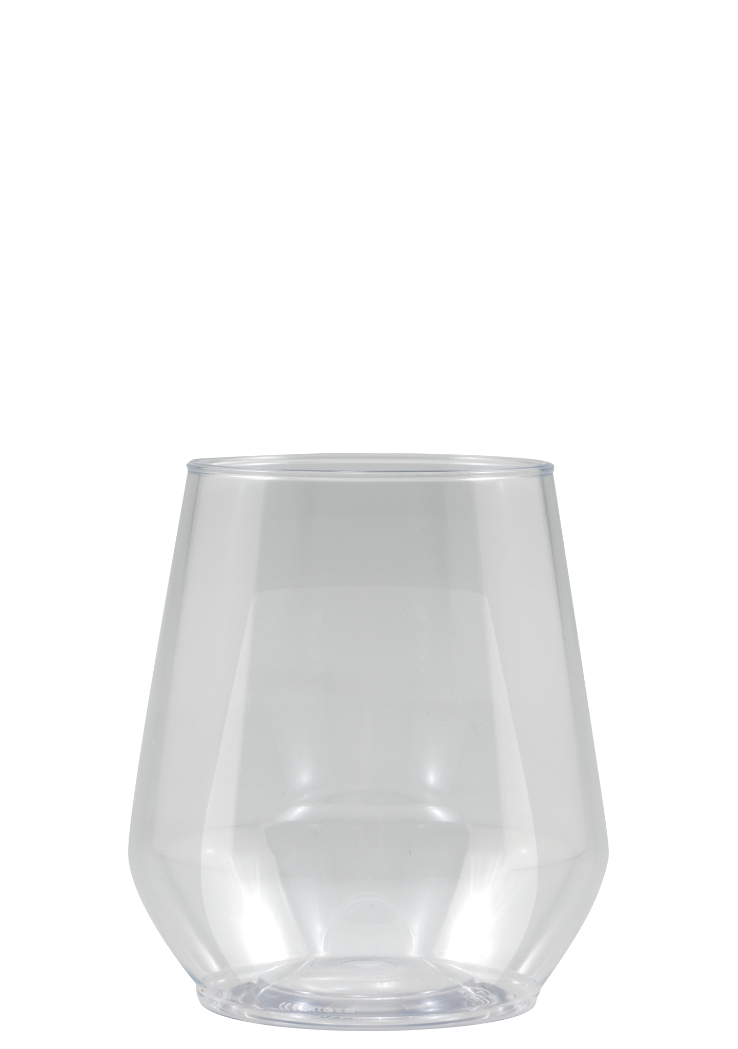 12 oz Reserv Plastic Stemless Glass Clear Tradition Print 3