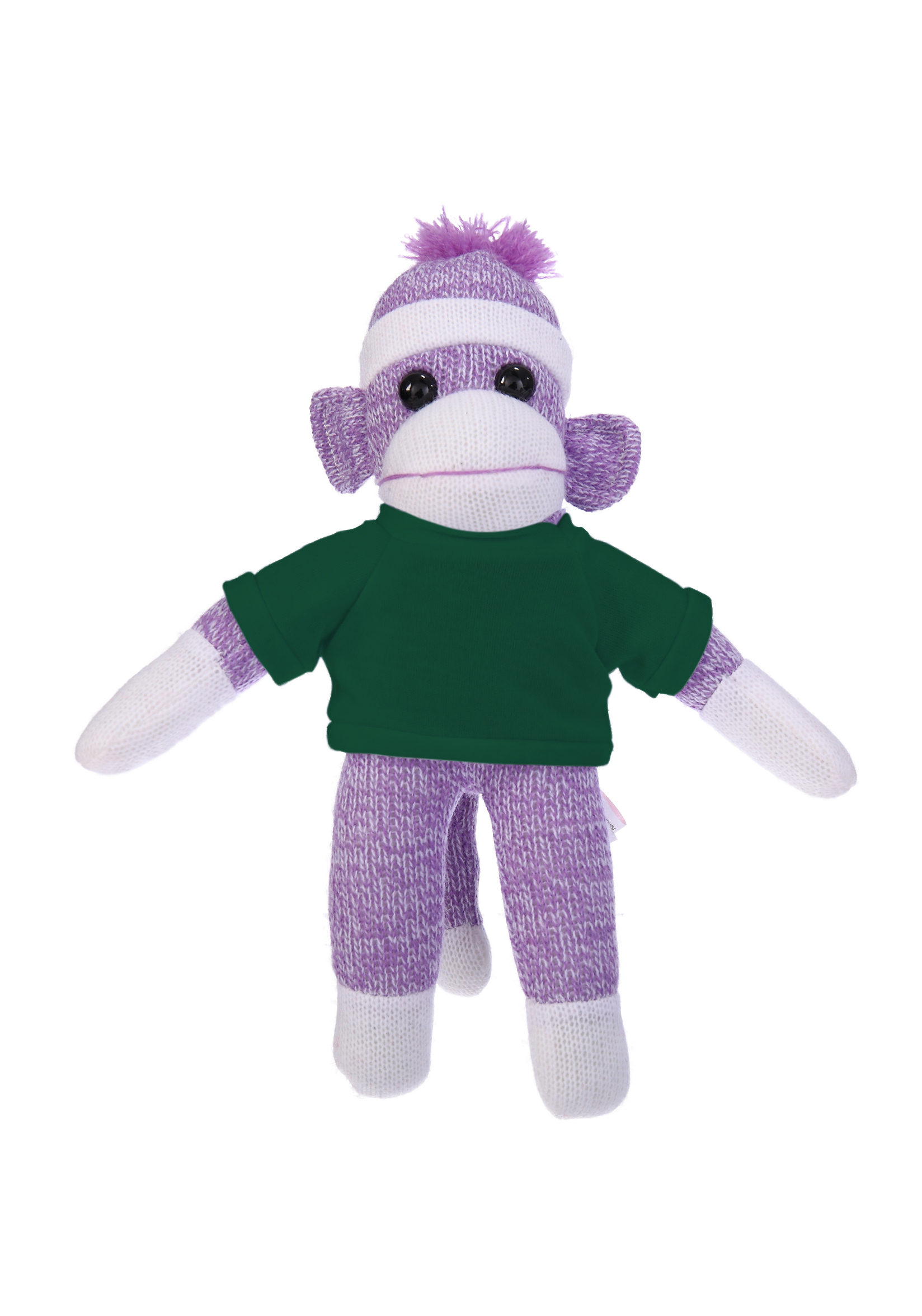 Plush Purple Sock Monkey with Tee 5