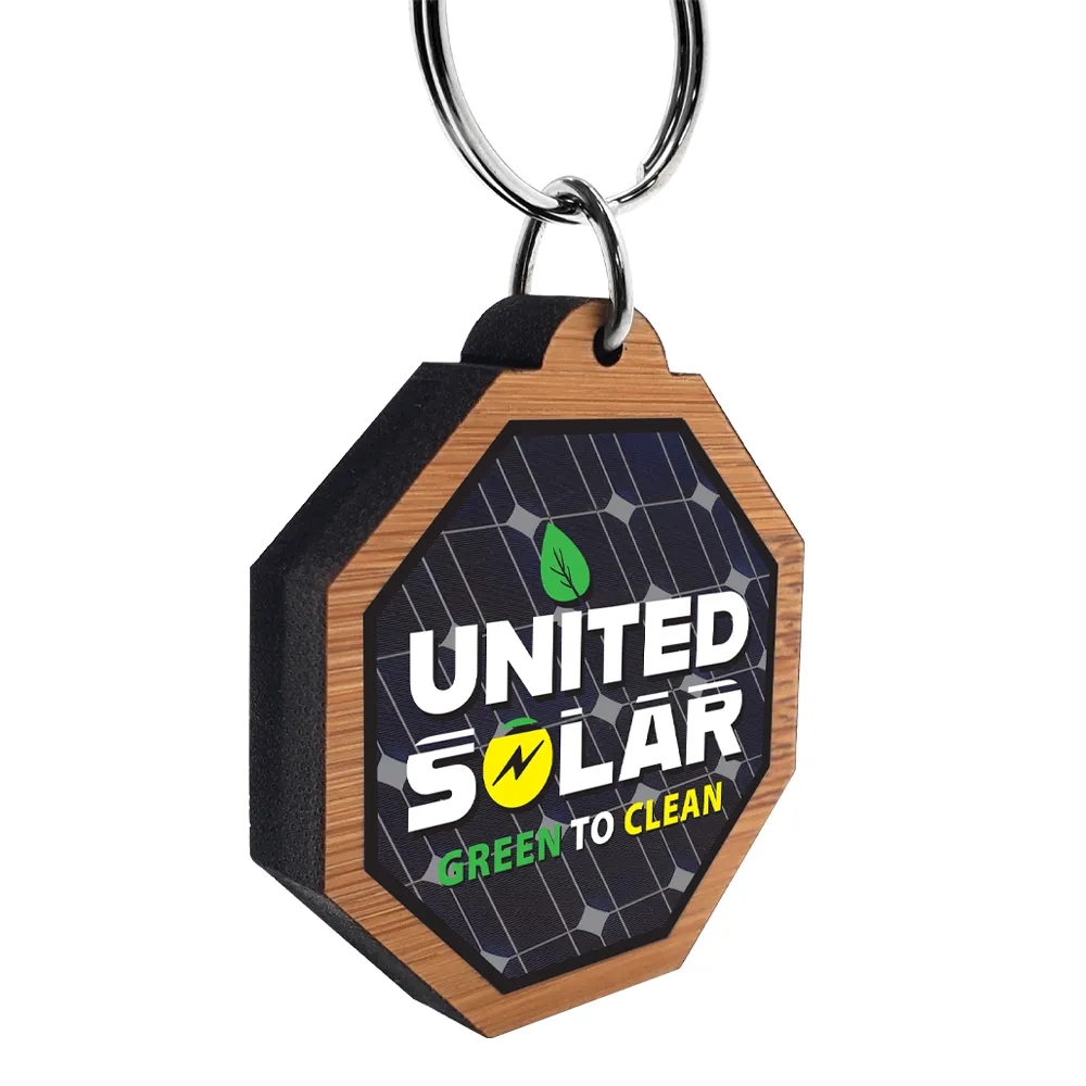 Ultra Vivid Bamboo Keychains 2