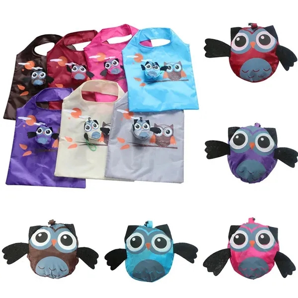 Owl Shape Folding Shopping Bag 2