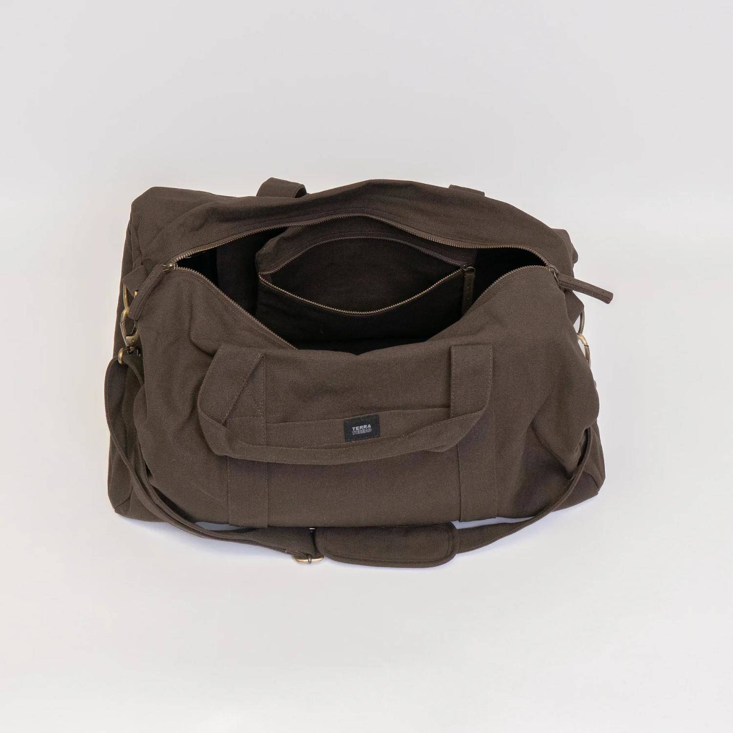 TERRA THREAD® - Bumi Eco 56L Duffel Bag Sustainable GOTS & Fair Trade Certified 6