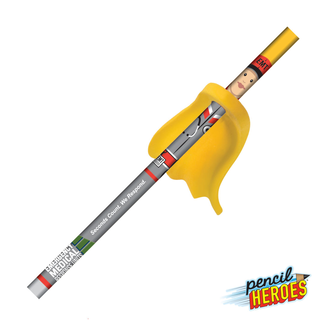 Pencil Heroes® Heathcare Series Female w/Cape Pencil 1