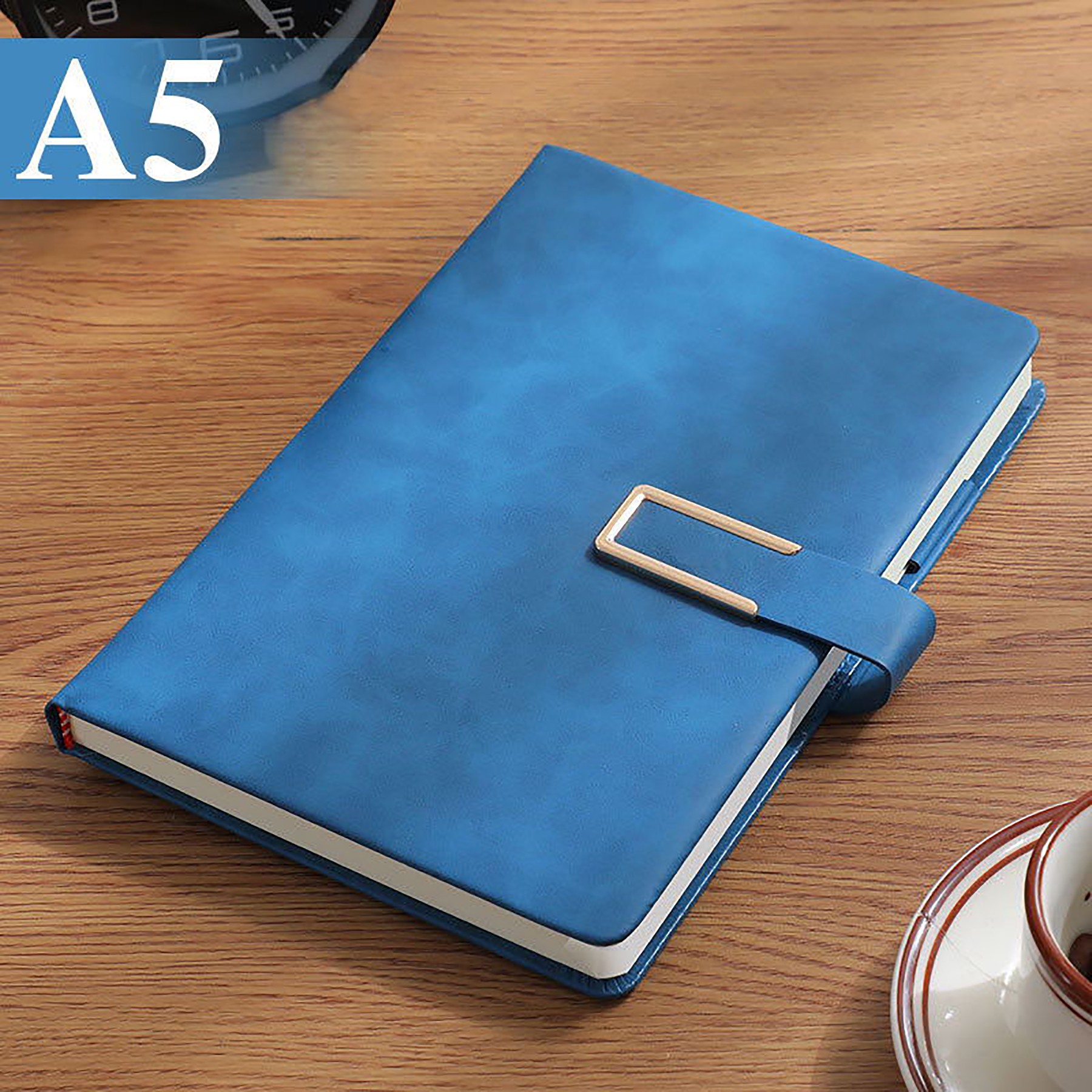 Conference Mintues Notebook With Interlocking Pen Closure 6