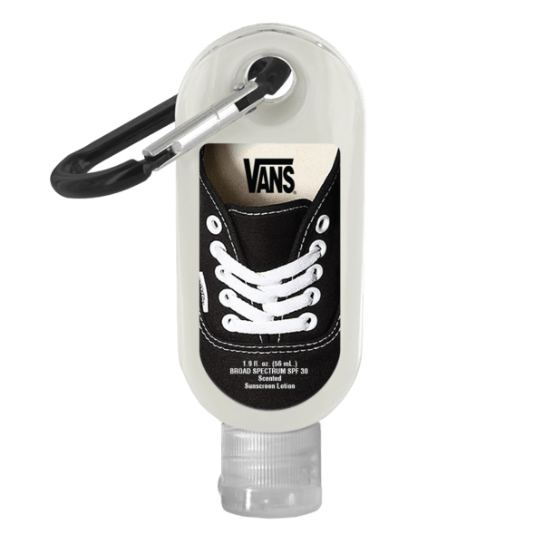 1.9 oz. SPF 30 Sunscreen in Clear Bottle with Carabiner 37