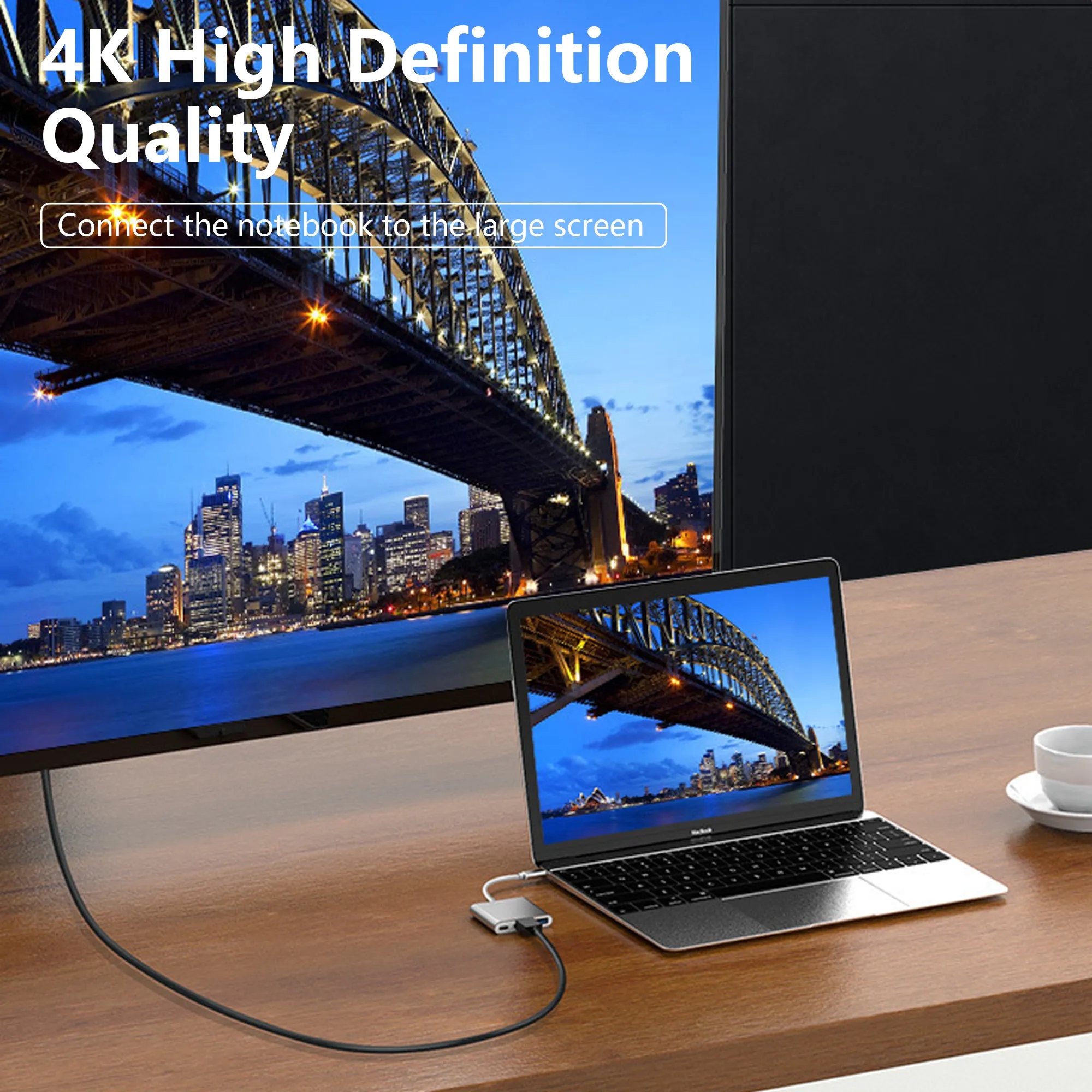 3 In 1 Type-C To HDMI Adapter 9