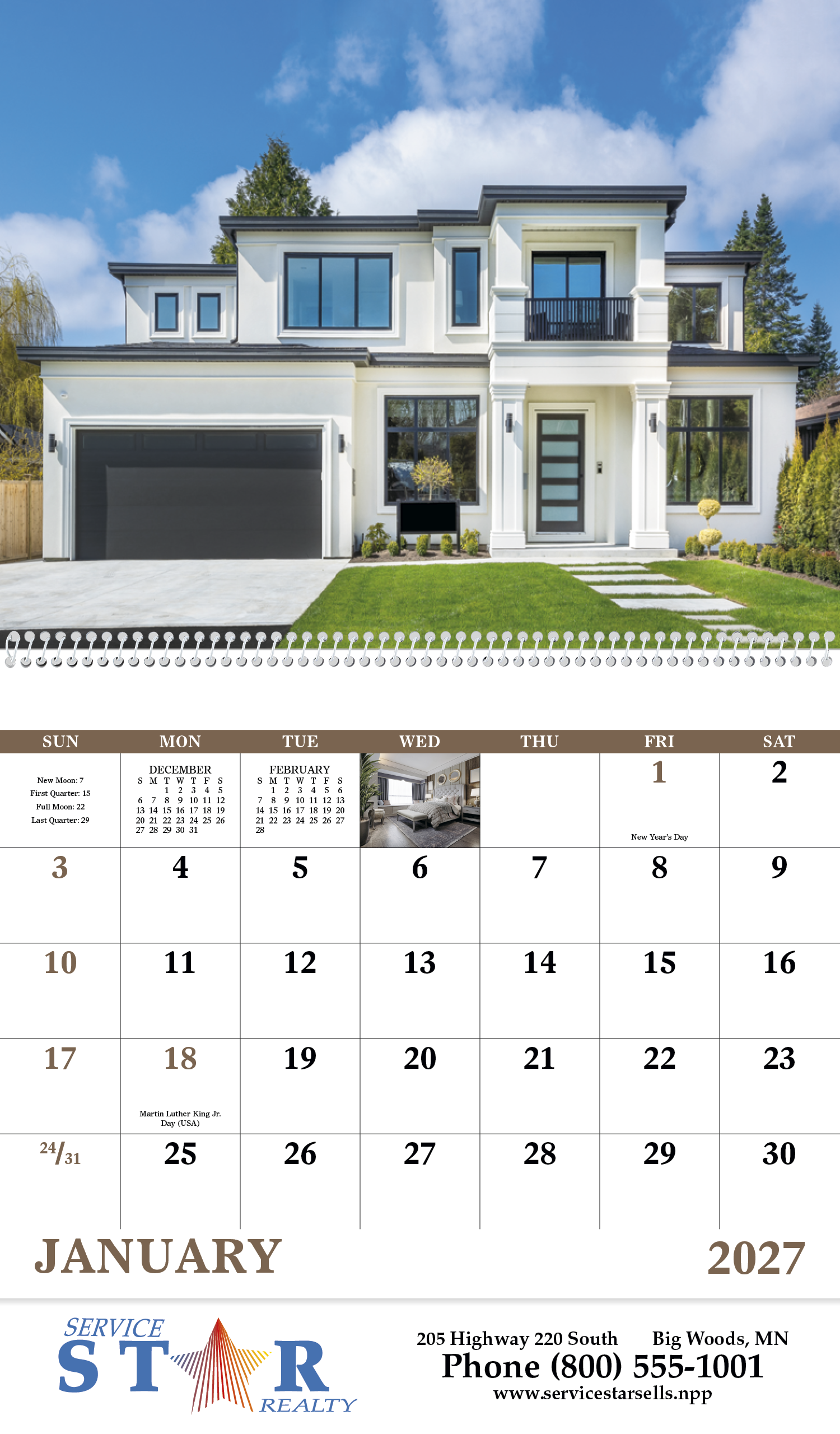 Good Value™ Welcome Home - Spiral Calendar 26