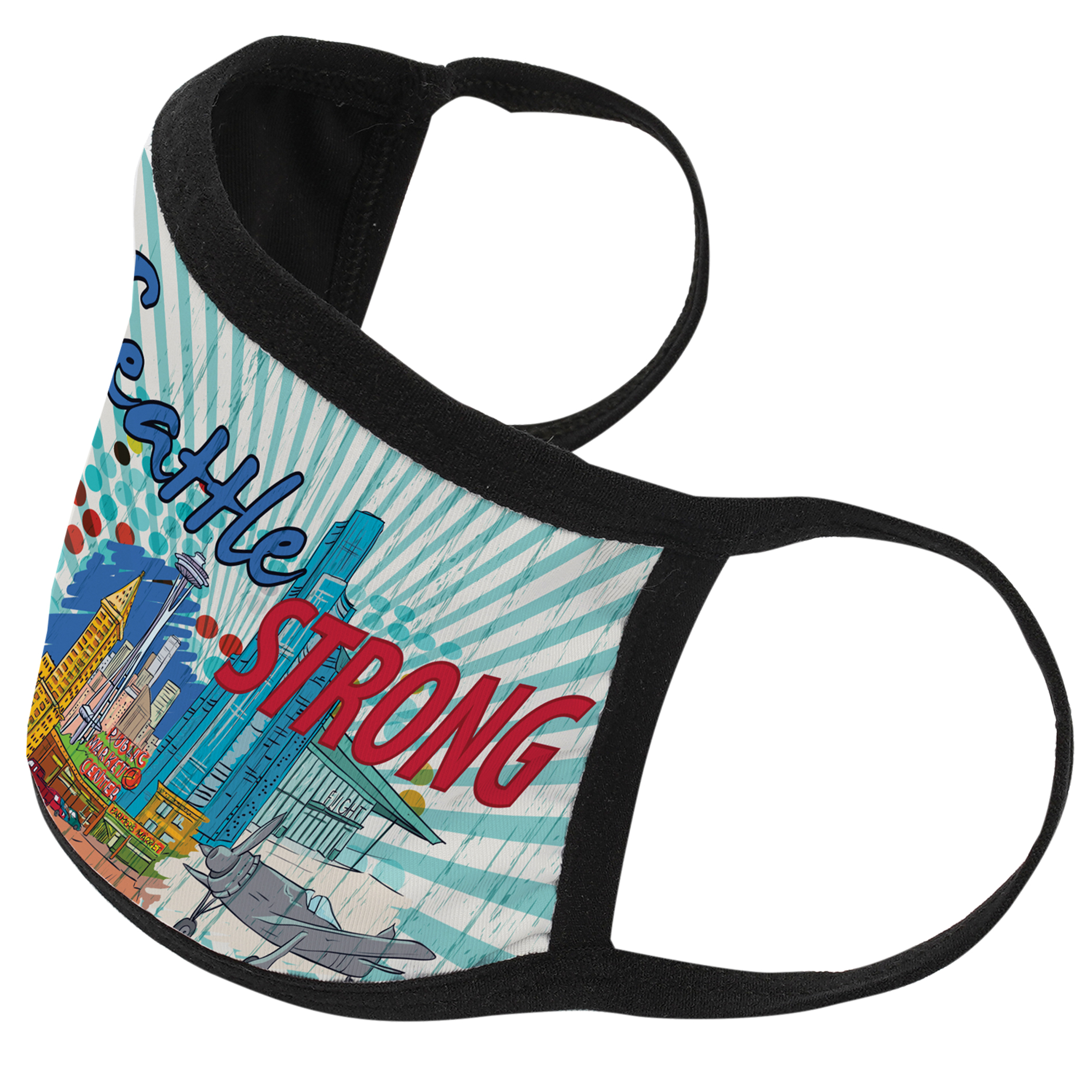 Dye Sublimated 3-Ply Cotton Mask 2