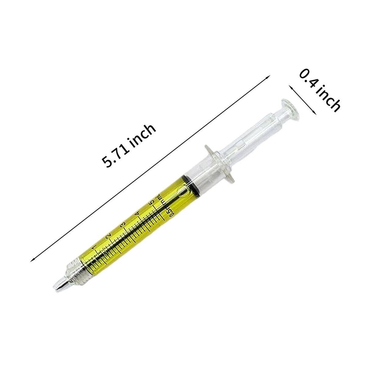 Syringe Ballpoint Pen 5.71" x 0.4" with Realistic Details and Customization 9