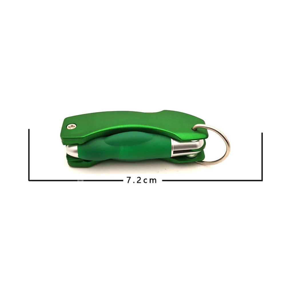 Multifunctional ballpoint pen with knife bottle opener led flashlight key ring 11