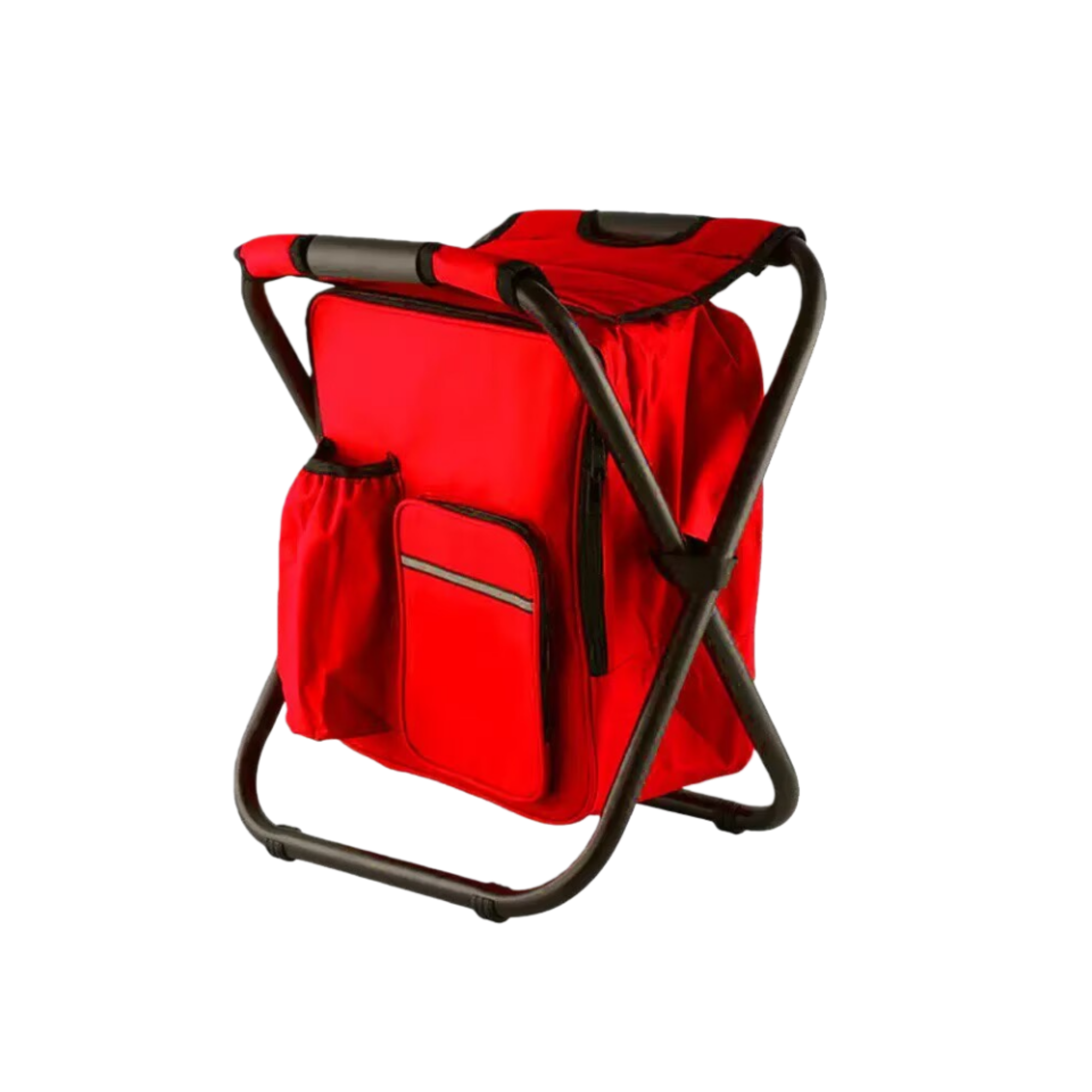 3 In 1 Portable Backpack Camping Chair with Cooler Insulated 2