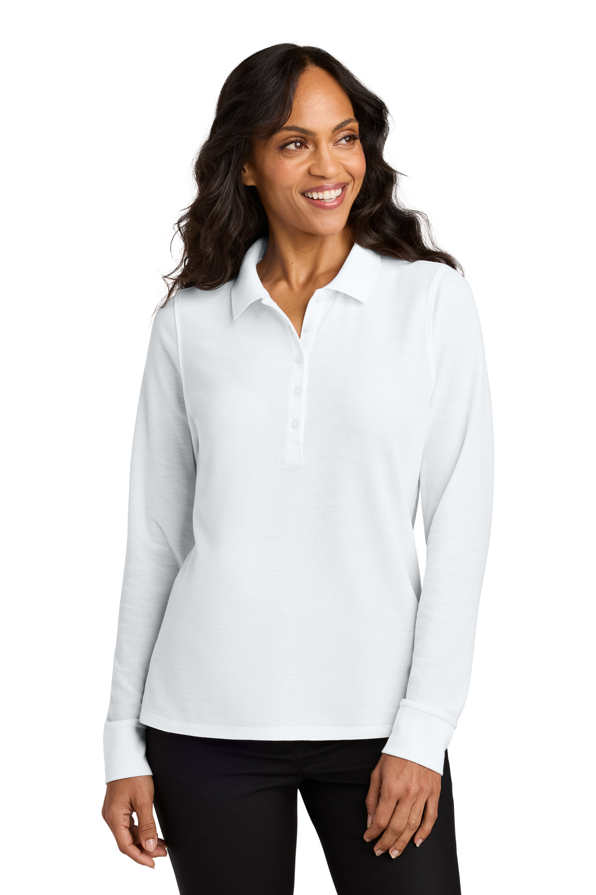 Port Authority Women's Wearever Signature Pique Long Sleeve Polo LK200LS 29