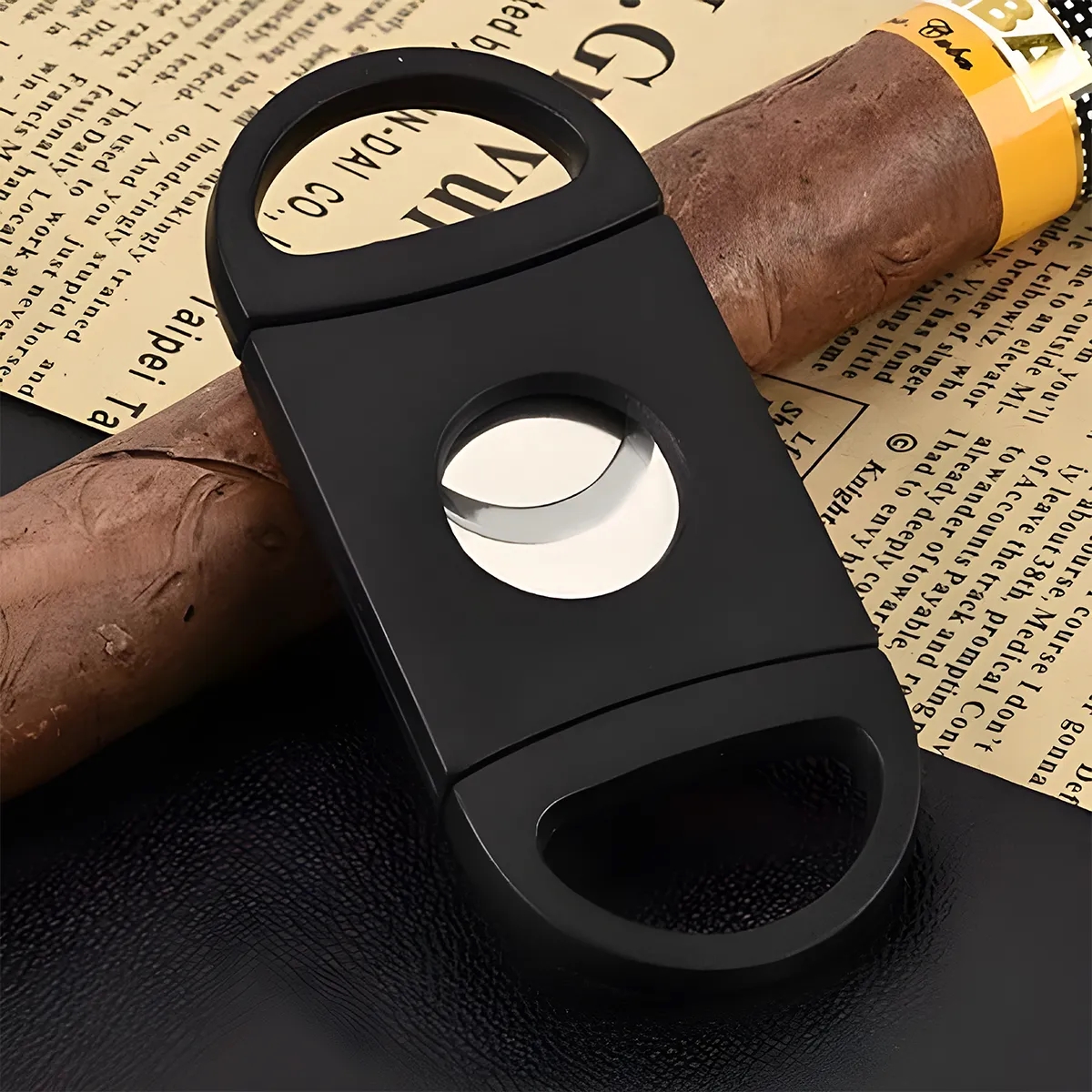 Mini Pocket Double Blades Stainless Steel Cigar Cutter 3