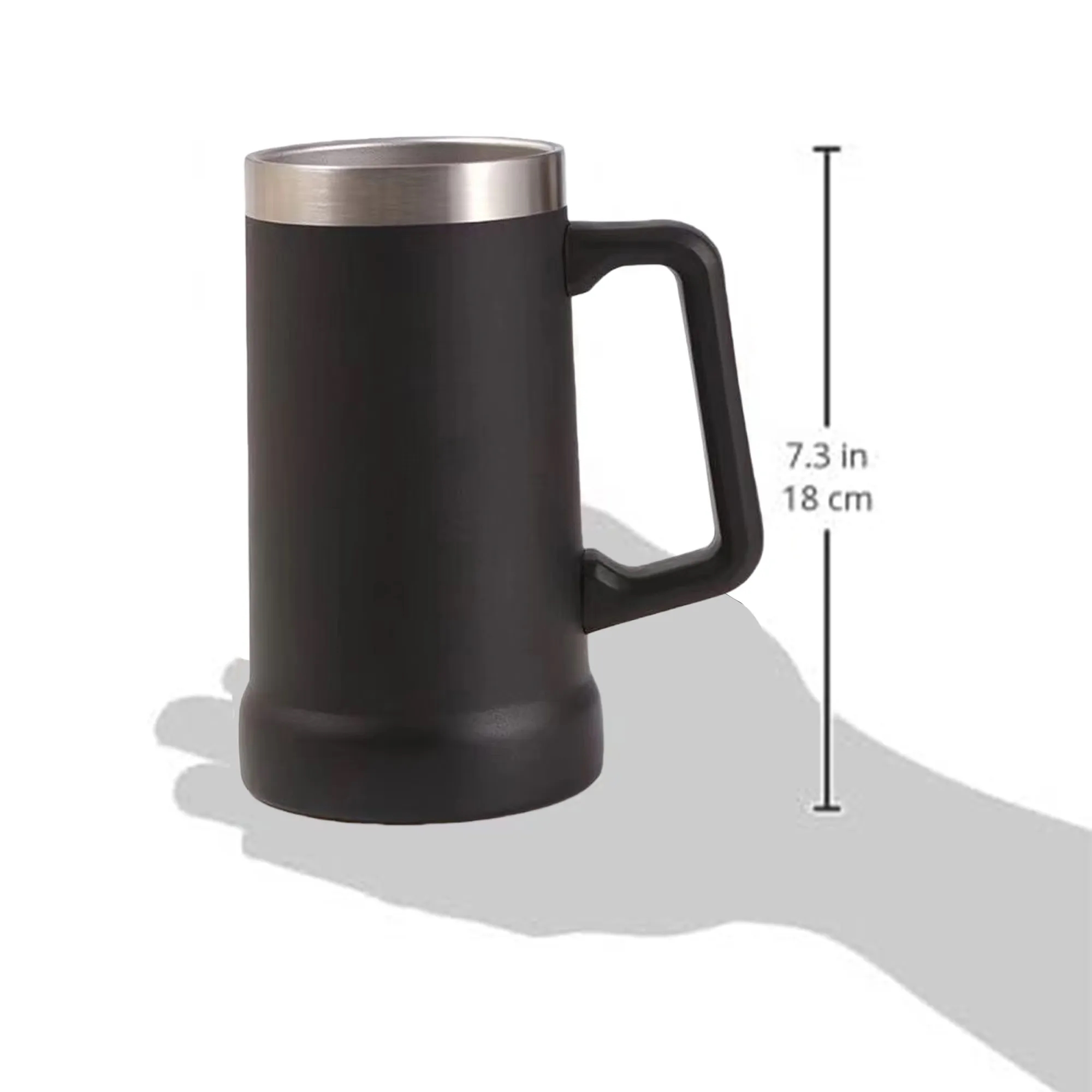 24 oz Stainless Steel Beer Mug 3