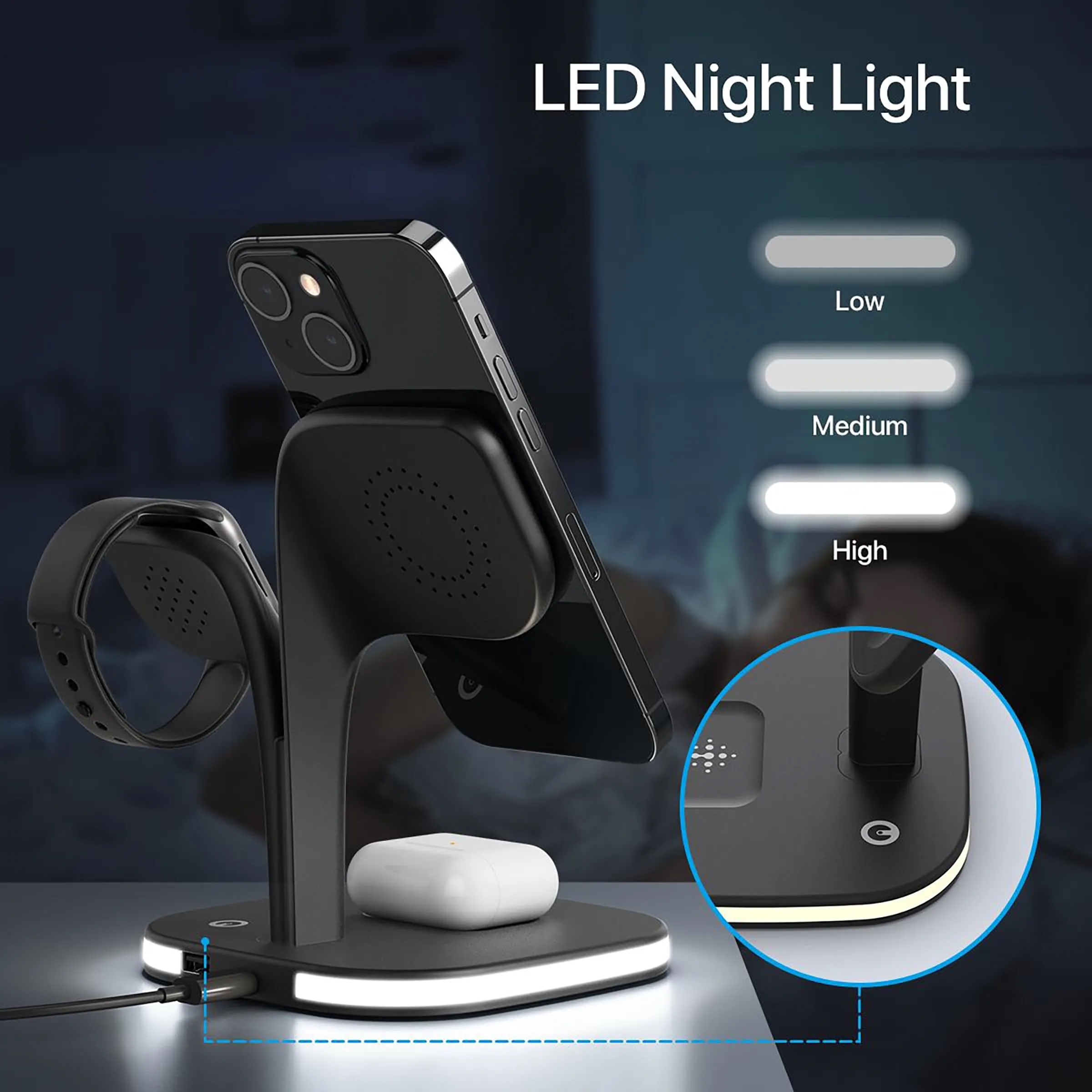 Wireless Charging Station for Magsafe Charger 7