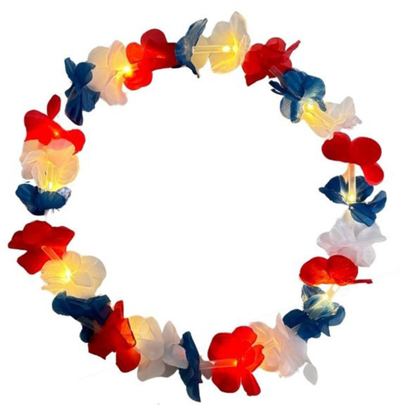 Patriotic Light Up Leis 2