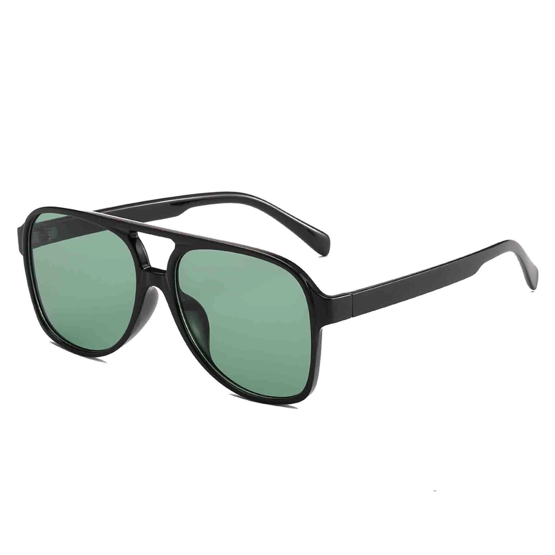 Uv400 Vintage Sunglasses Large Squared Aviator Frame 7
