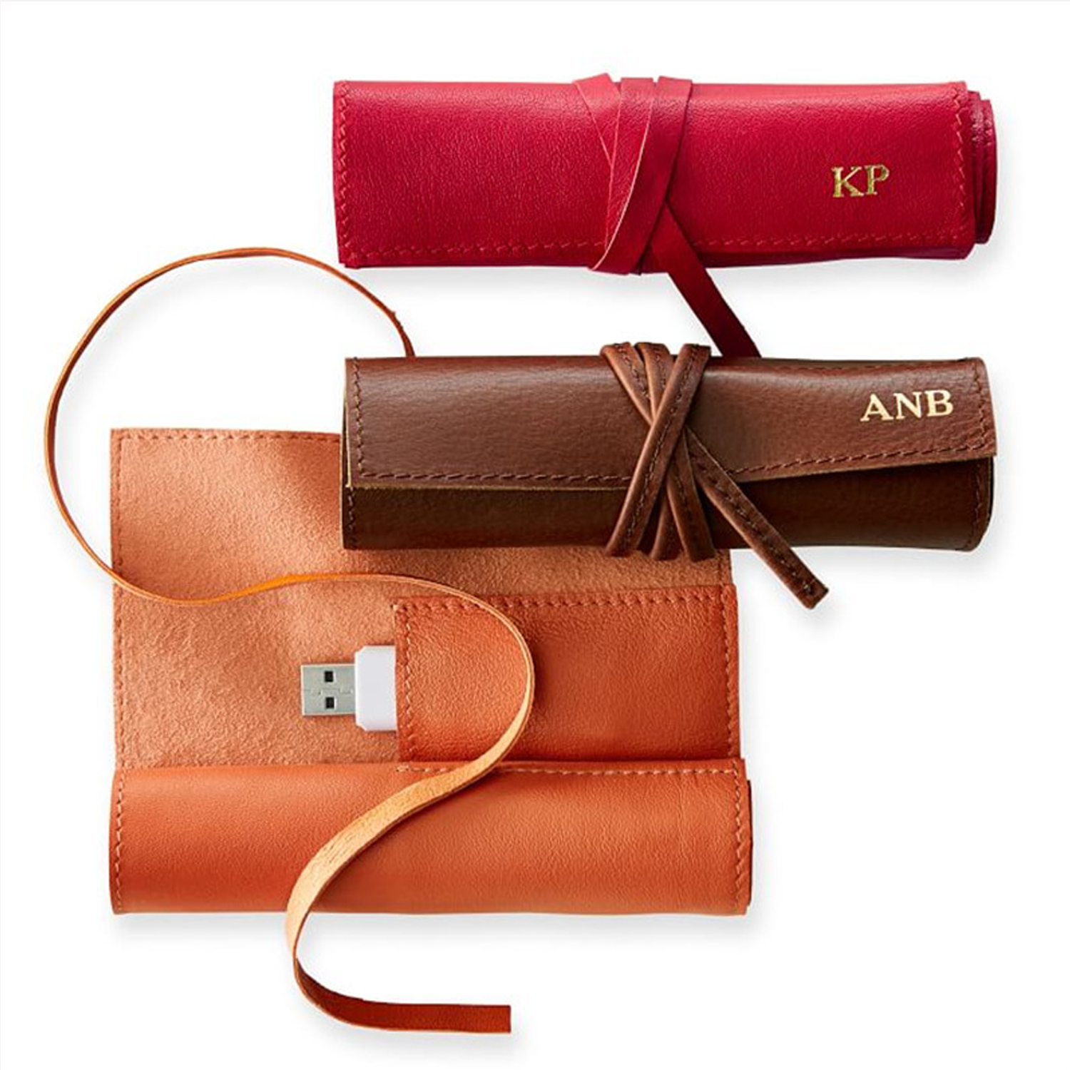PU Leather Mobile Power Storage Bag 5