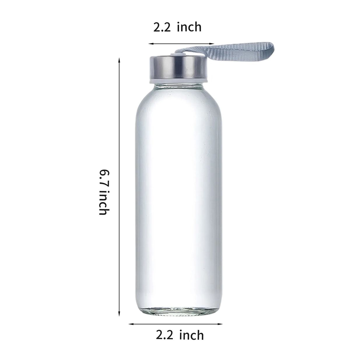 Glass Water Container with Portable Lanyard 3