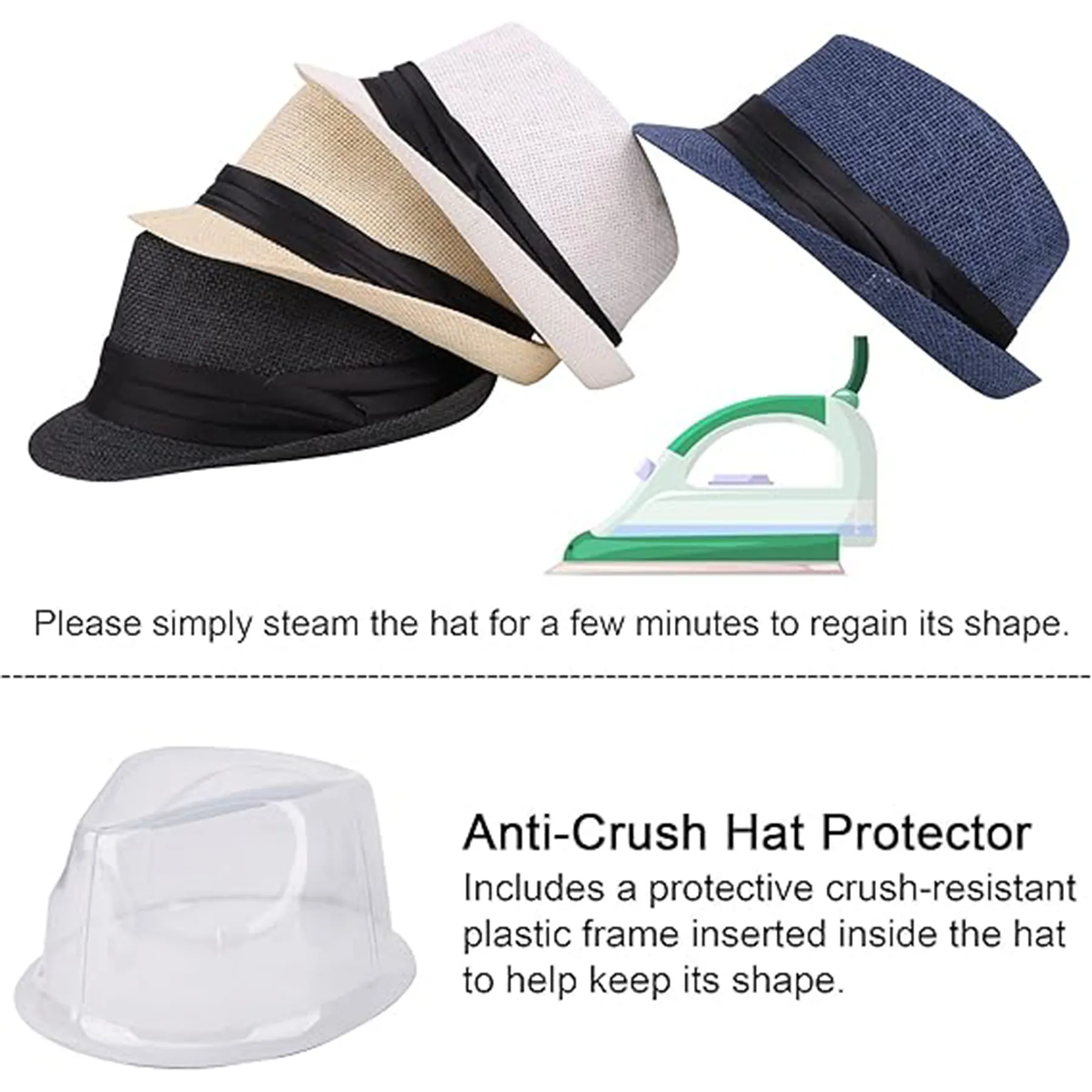 Classic Short Brim Straw Beach Hat 5