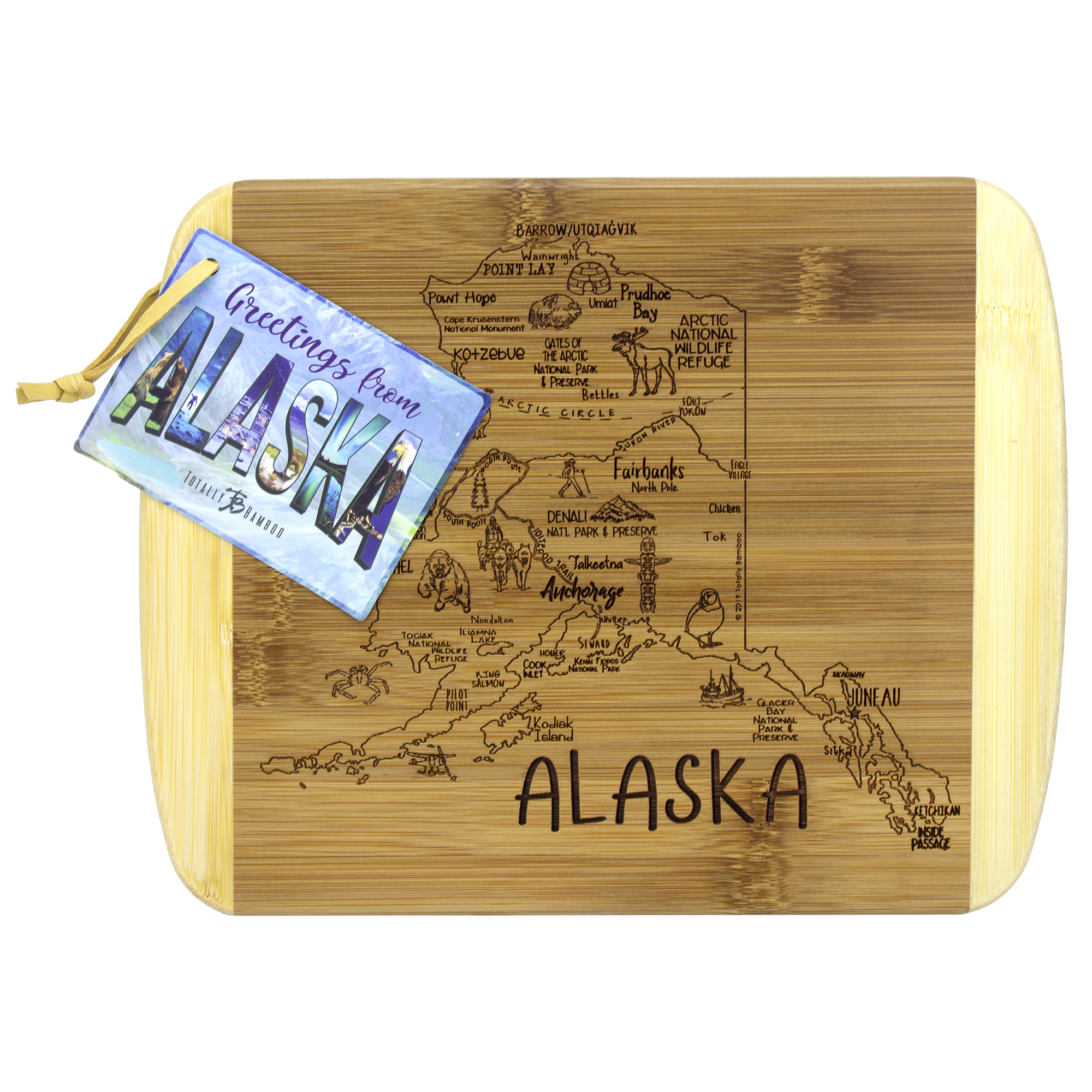 A Slice of Life Alaska Serving & Cutting Board 6