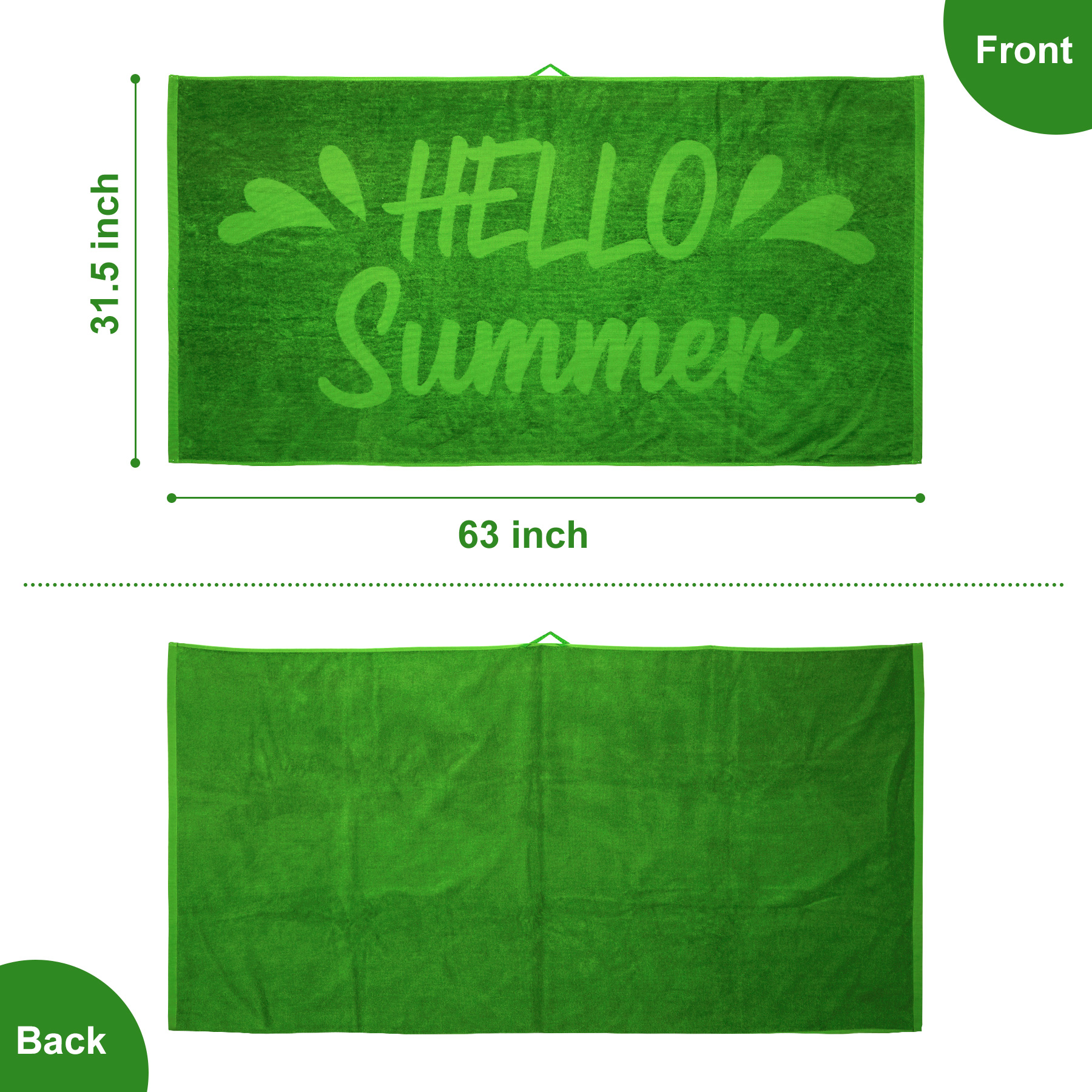 Heavyweight Cotton Beach Towel 11
