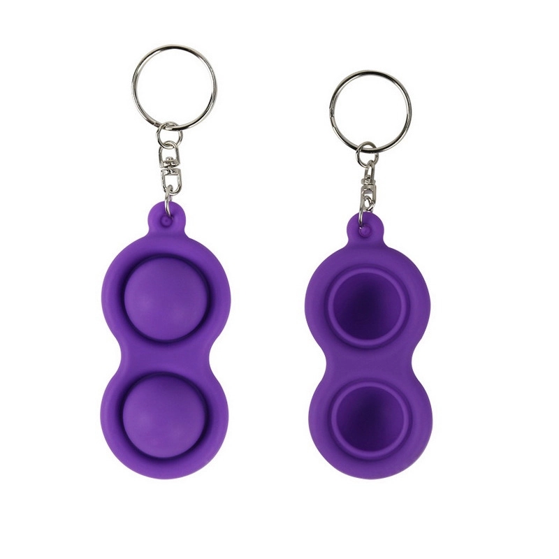 Silicone Push Pop Bubble Toy Key Chain 7