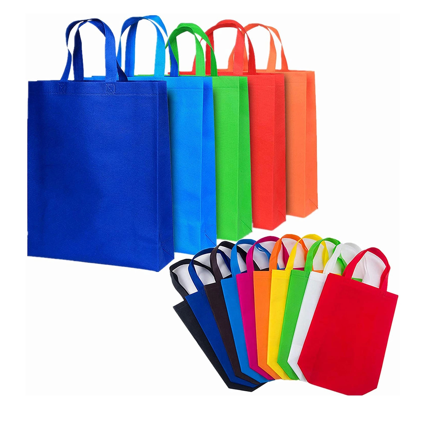 SHOPPER Non Woven Tote Bag 12"L X 15"W X 4" H