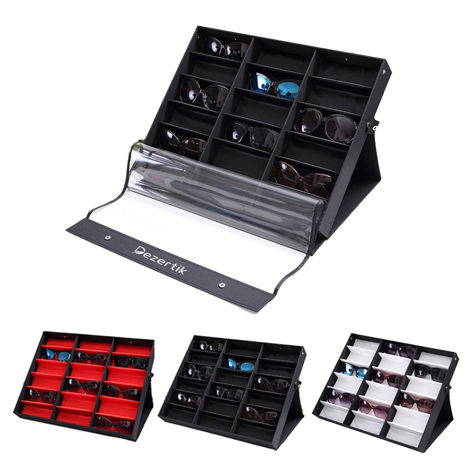 Inner Fleece Sunglasses Storage and Display Box 5