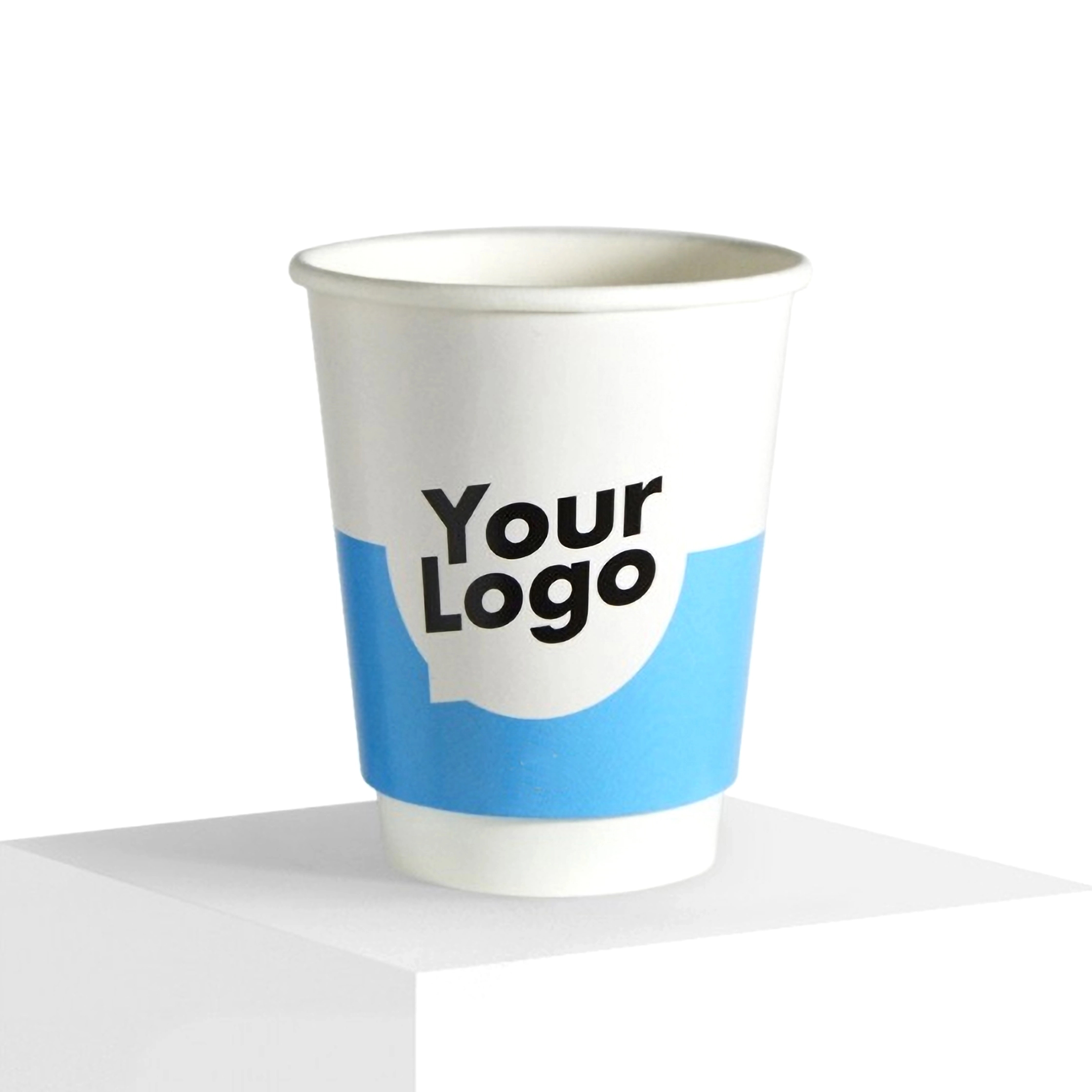 12 Oz Disposable Double-wall Paper Coffee Cup With Lids 11