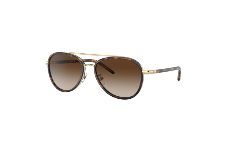 Tory Burch Women's Eleanor Pilot Sunglasses 3