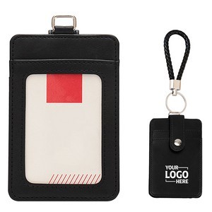 PU Keychain 3 Pockets PU Leather Card Holder 19