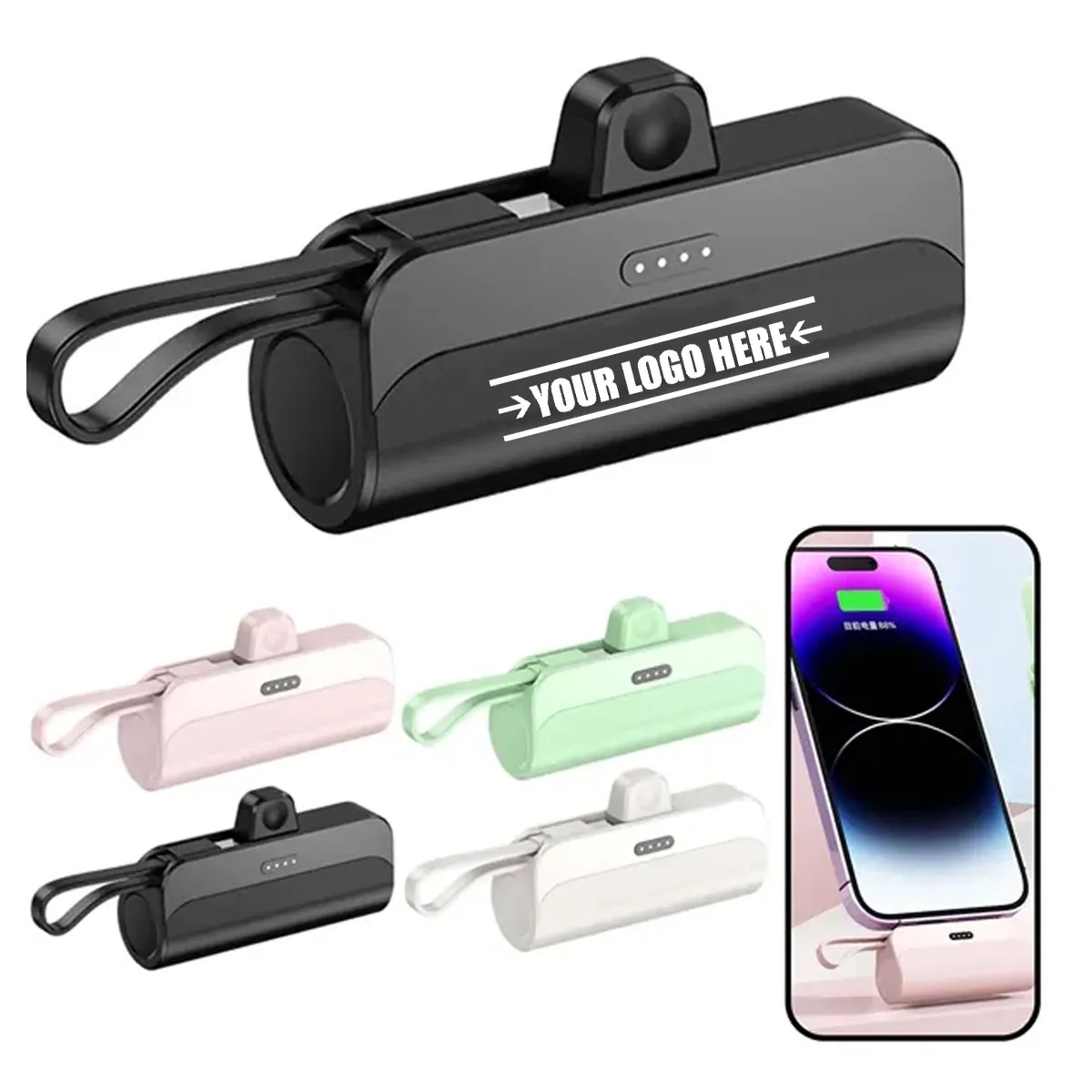 Double Charging 5000 mAh Pocket Power Bank 2