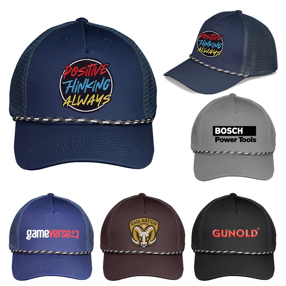 5 Panel Trucker Rope Cap 2