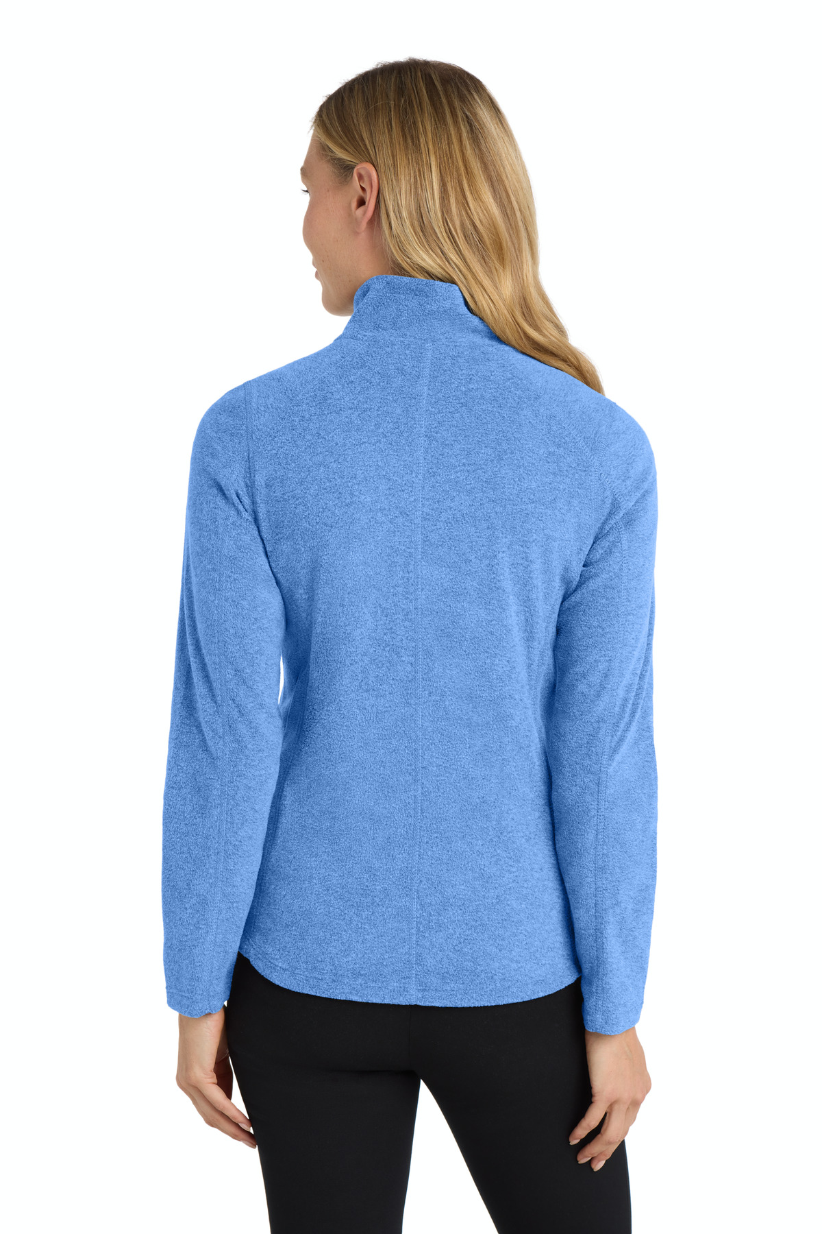 Port Authority Women's Heather Microfleece Full-Zip Jacket. L235 27