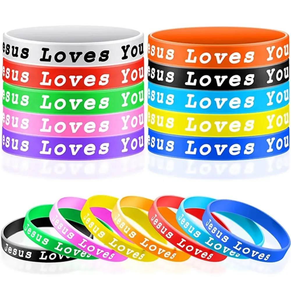 1/2" Width Silicone Wristband Custom Bracelet 5