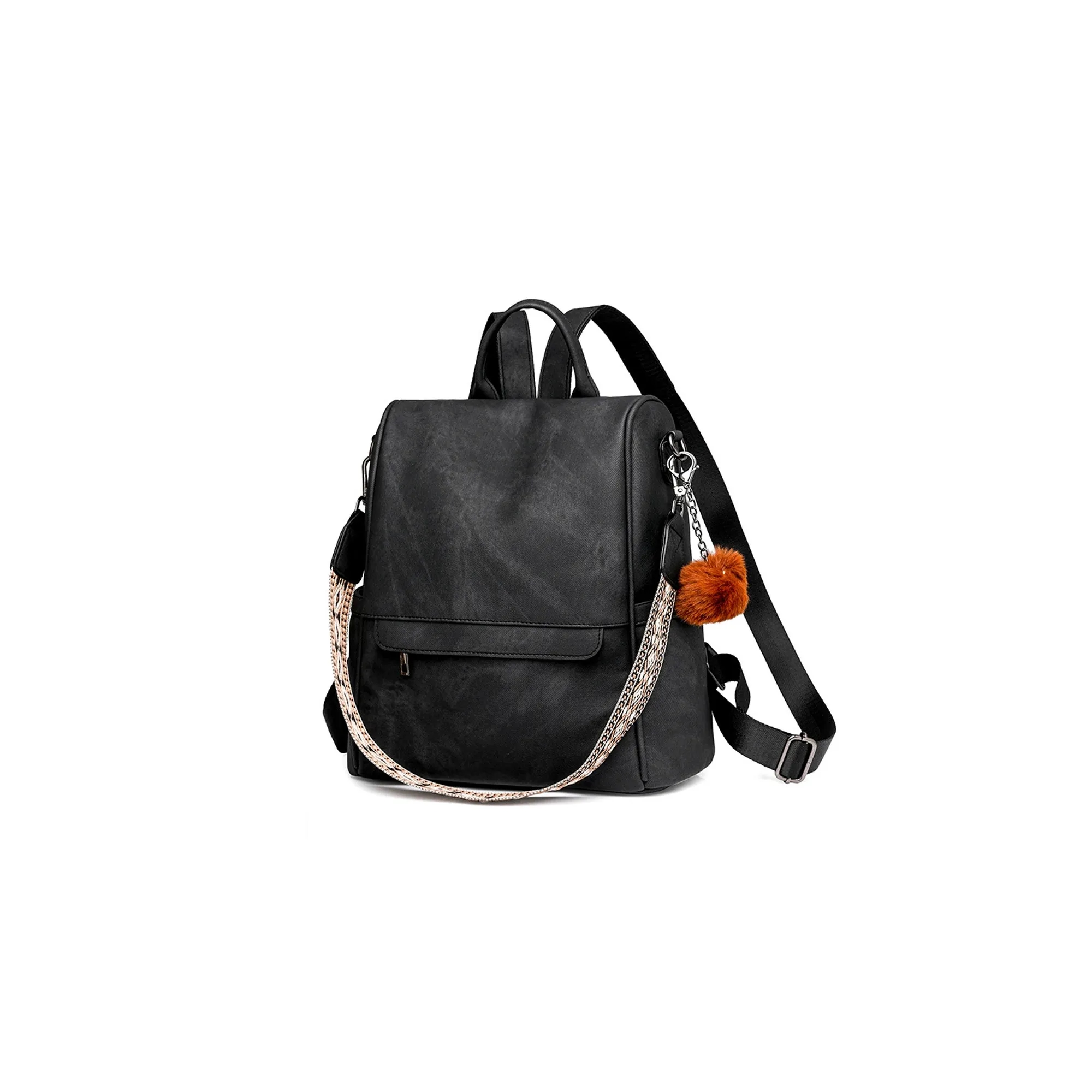PU Leather Convertible Daypack 6