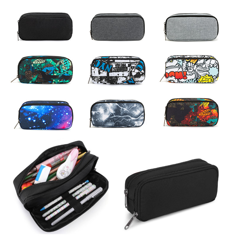 Large Capacity Pencil Case Fold Pen Bag 2