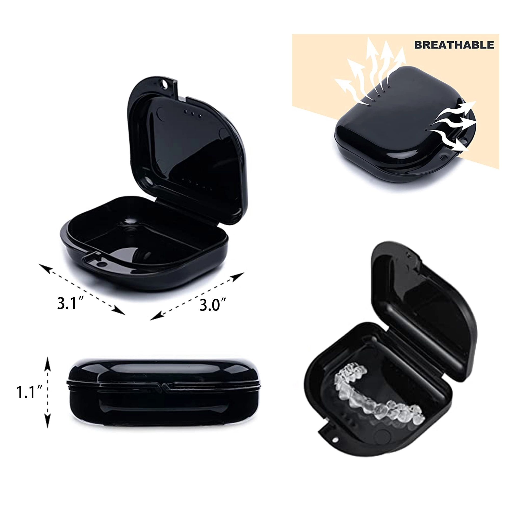 Mouth Guard Case With Vent Holes 7