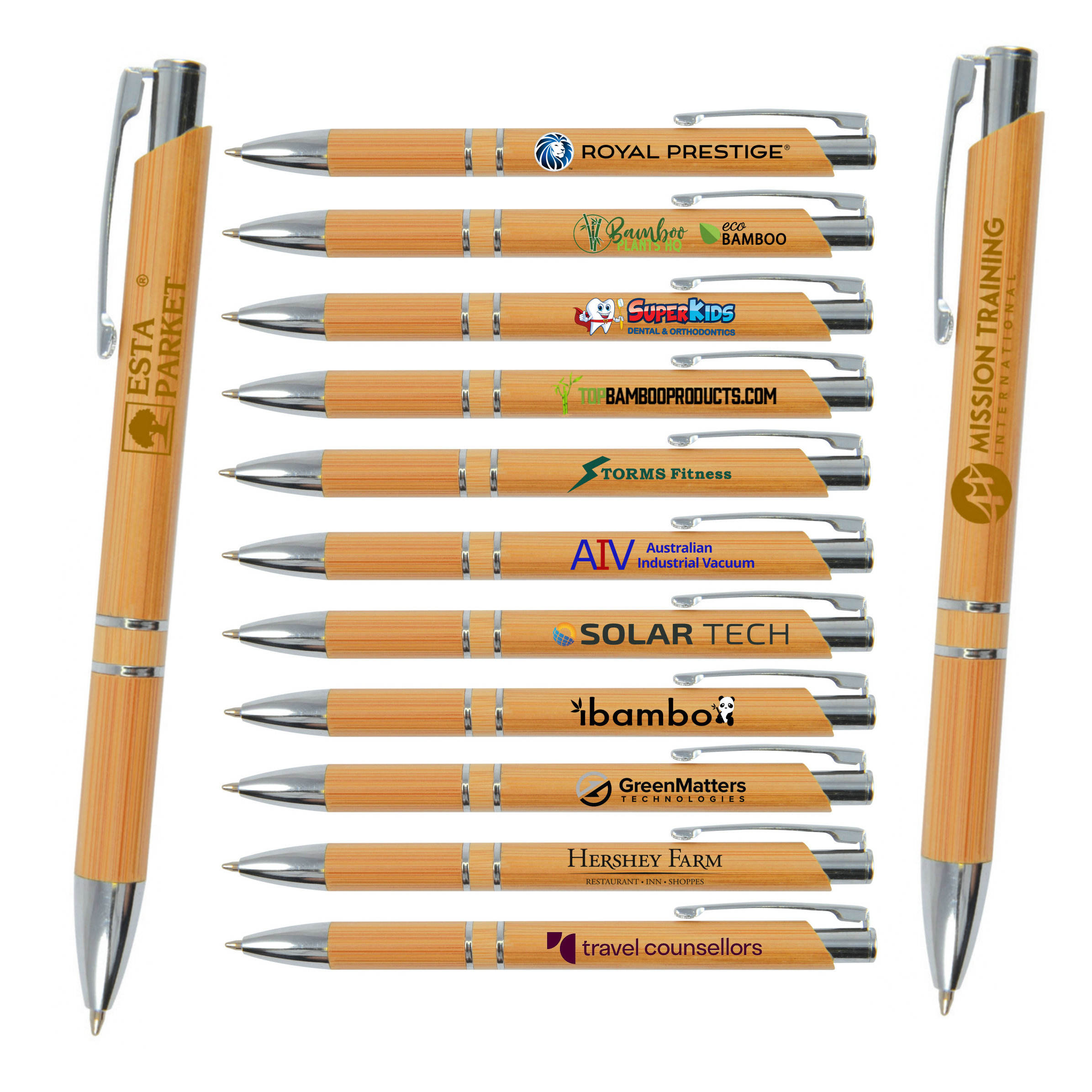 Bamboo Ballpoint Pen 8