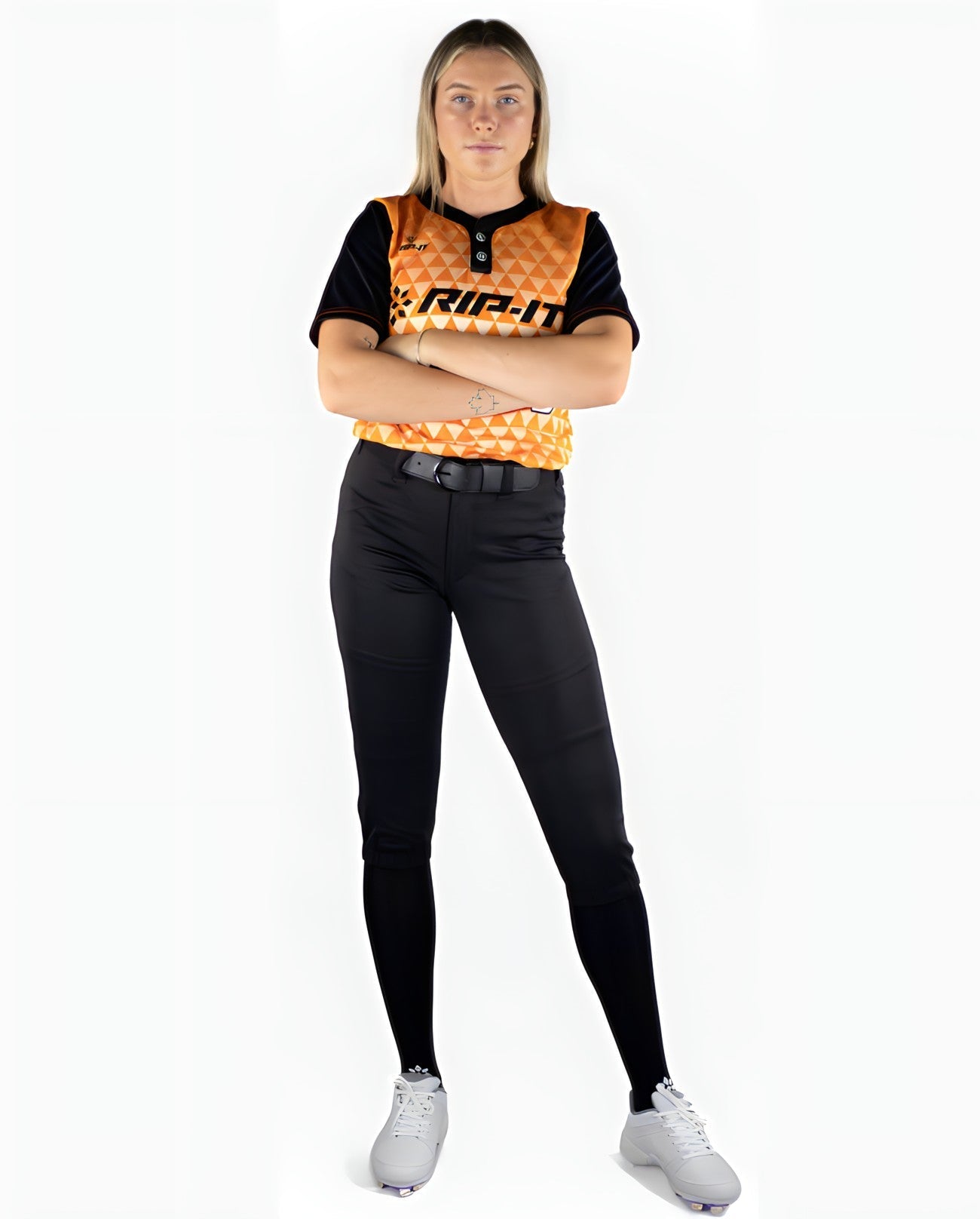 RIP-IT Women's Revolution Softball Pants - Straight Cut, custom shorts with logo imprint 5